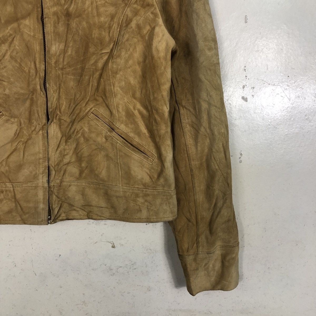 Japanese Brand Vintage Leather Jacket Coach Blanket Size US S / EU 44-46 / 1 - 7 Thumbnail