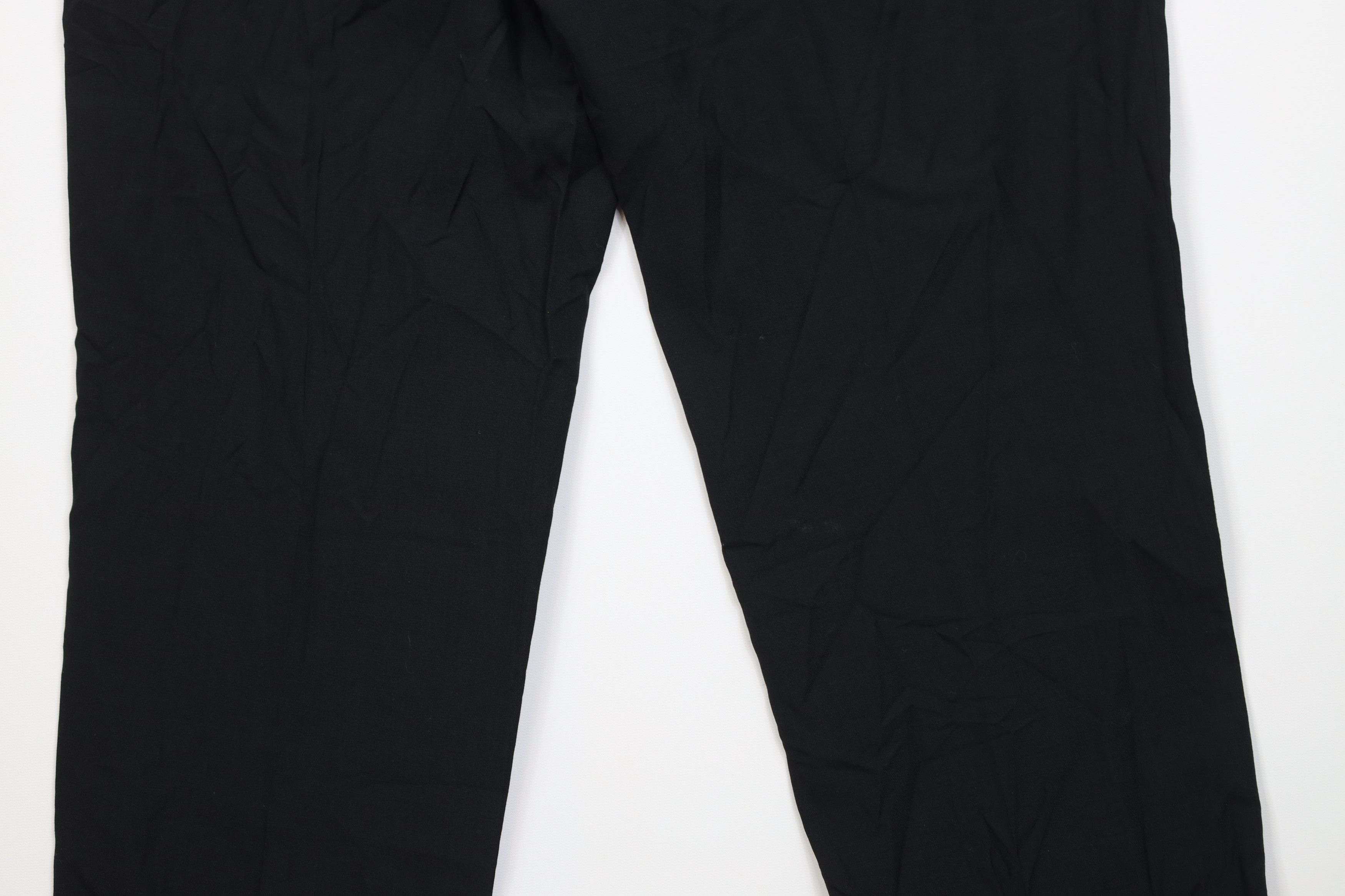 Vintage Vintage 50s Streetwear Gabardine Knit Chino Pants Black USA Size US 34 / EU 50 - 10 Thumbnail
