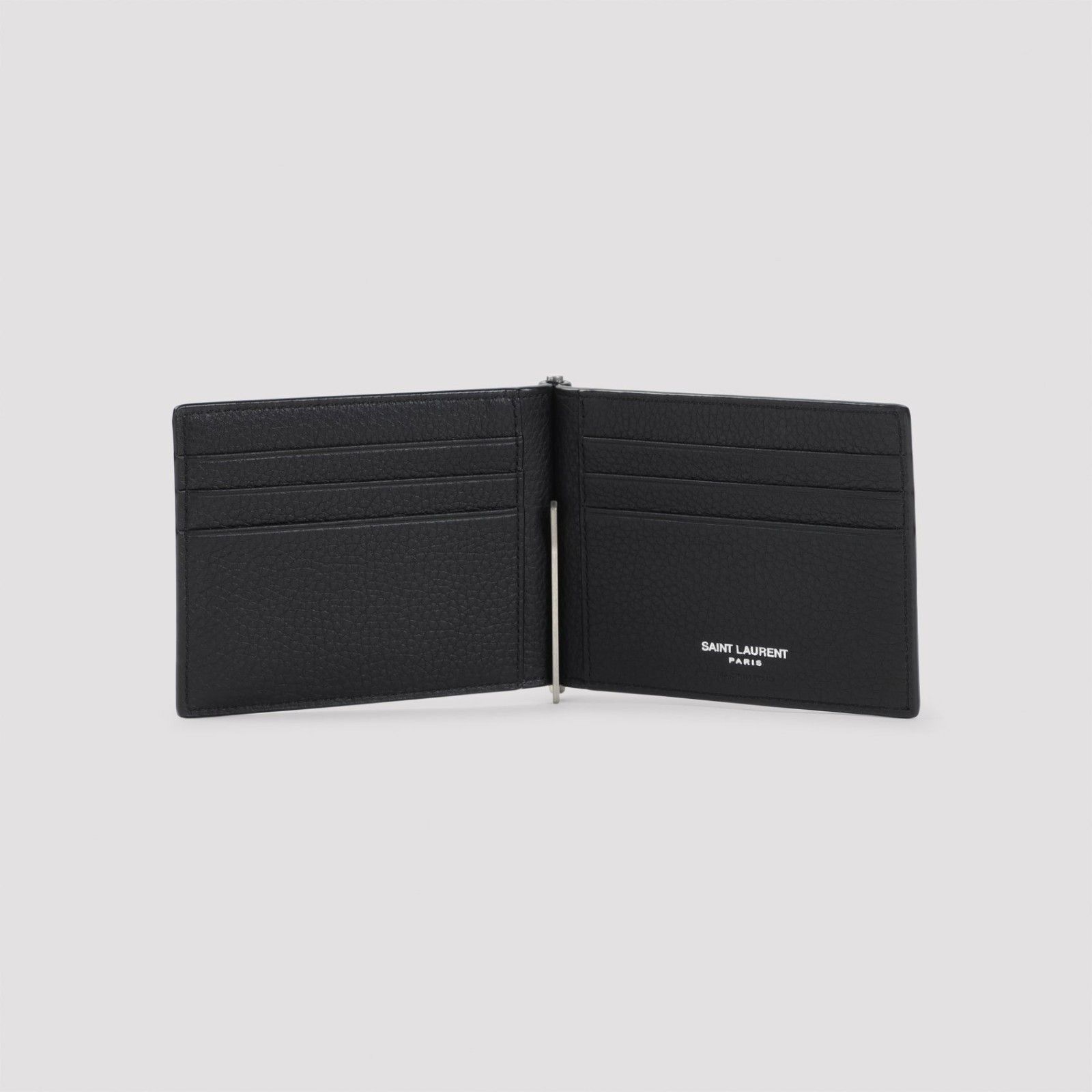 Saint Laurent Paris SAINT LAURENT Tiny Cassandre Black Wallet New & Authentic Size ONE SIZE - 2 Thumbnail