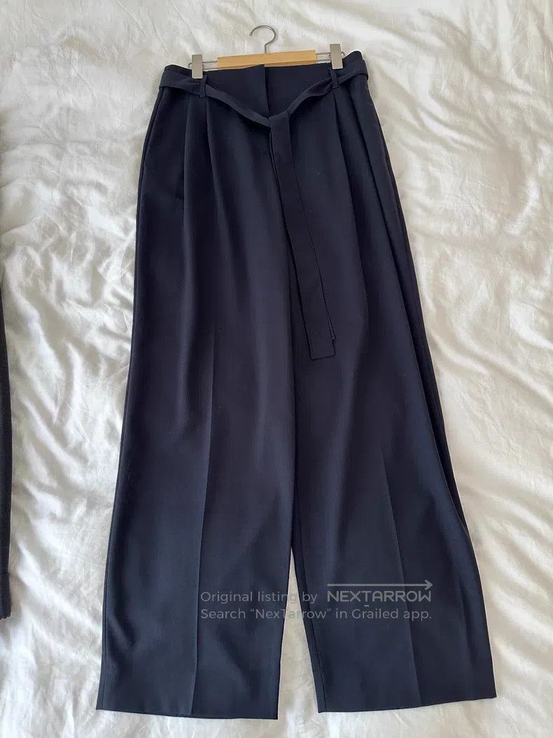 The Row The Row size 2 Navy blue wool trousers Size 24" / US 00 / IT 34 - 3 Thumbnail