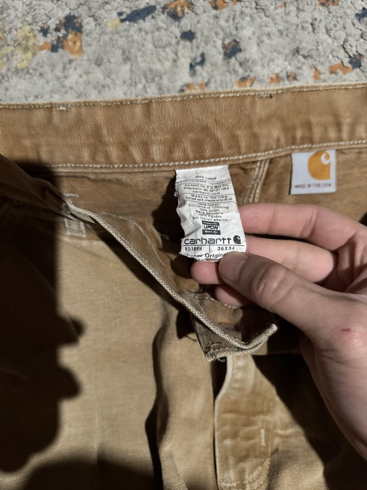 Carhartt Carhartt x Vintage & Faded Carhartt Double Knees Size US 34 / EU 50 - 3 Thumbnail