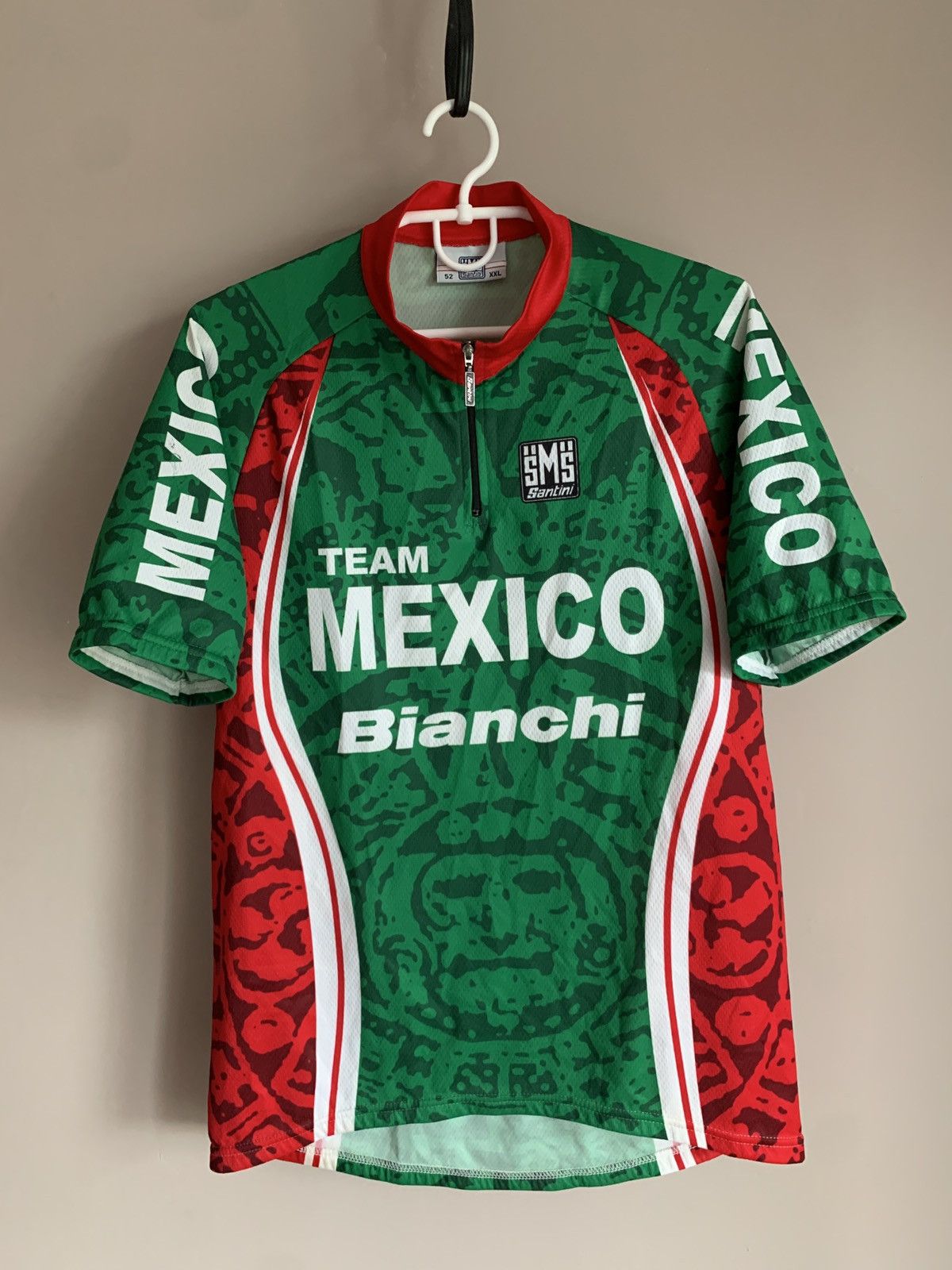Santini Mexico Cycle Shirt Cycling Jersey Size Large