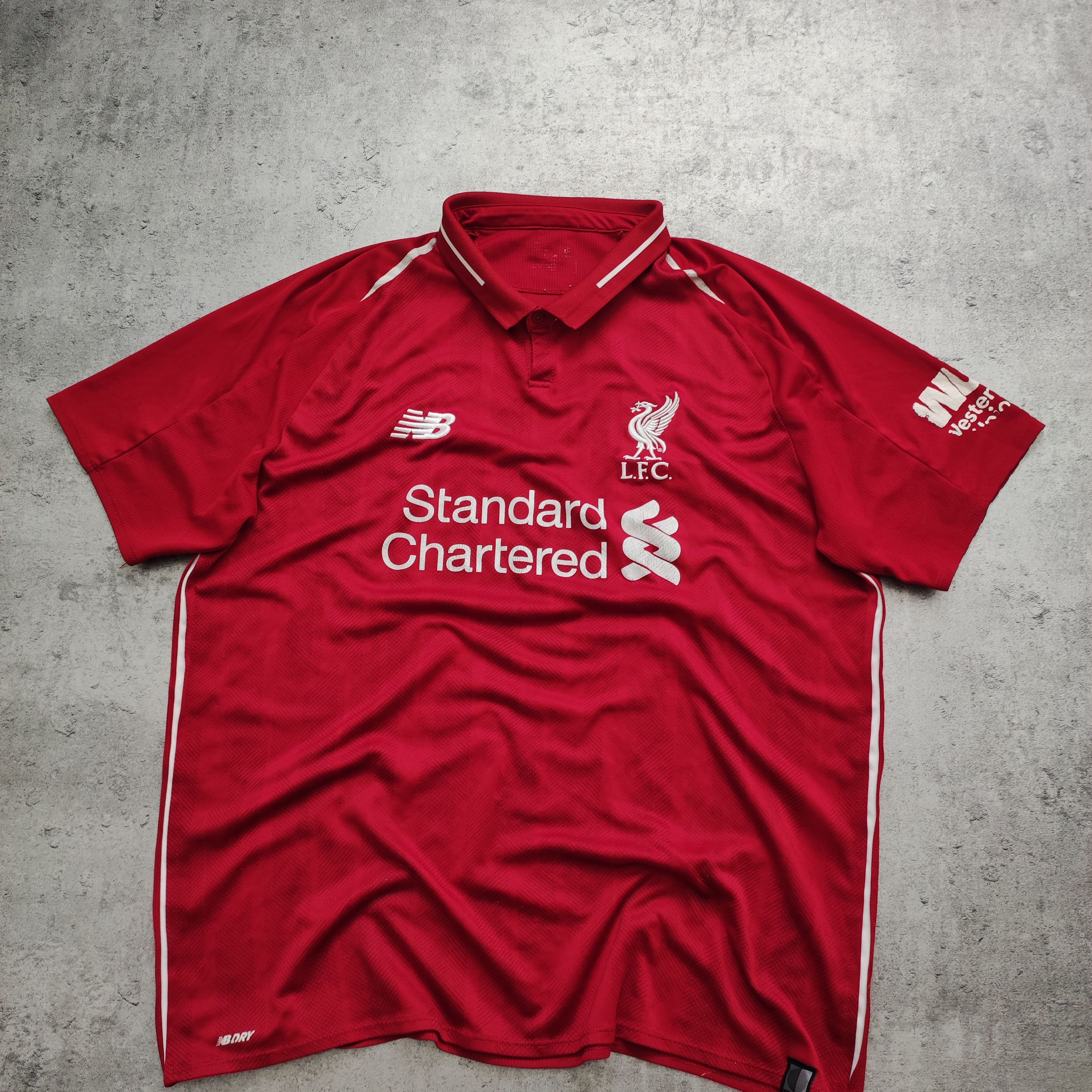 Other RARE New Balance x Liverpool FC 2018 Home Football Jersey Size US L / EU 52-54 / 3 - 2 Thumbnail