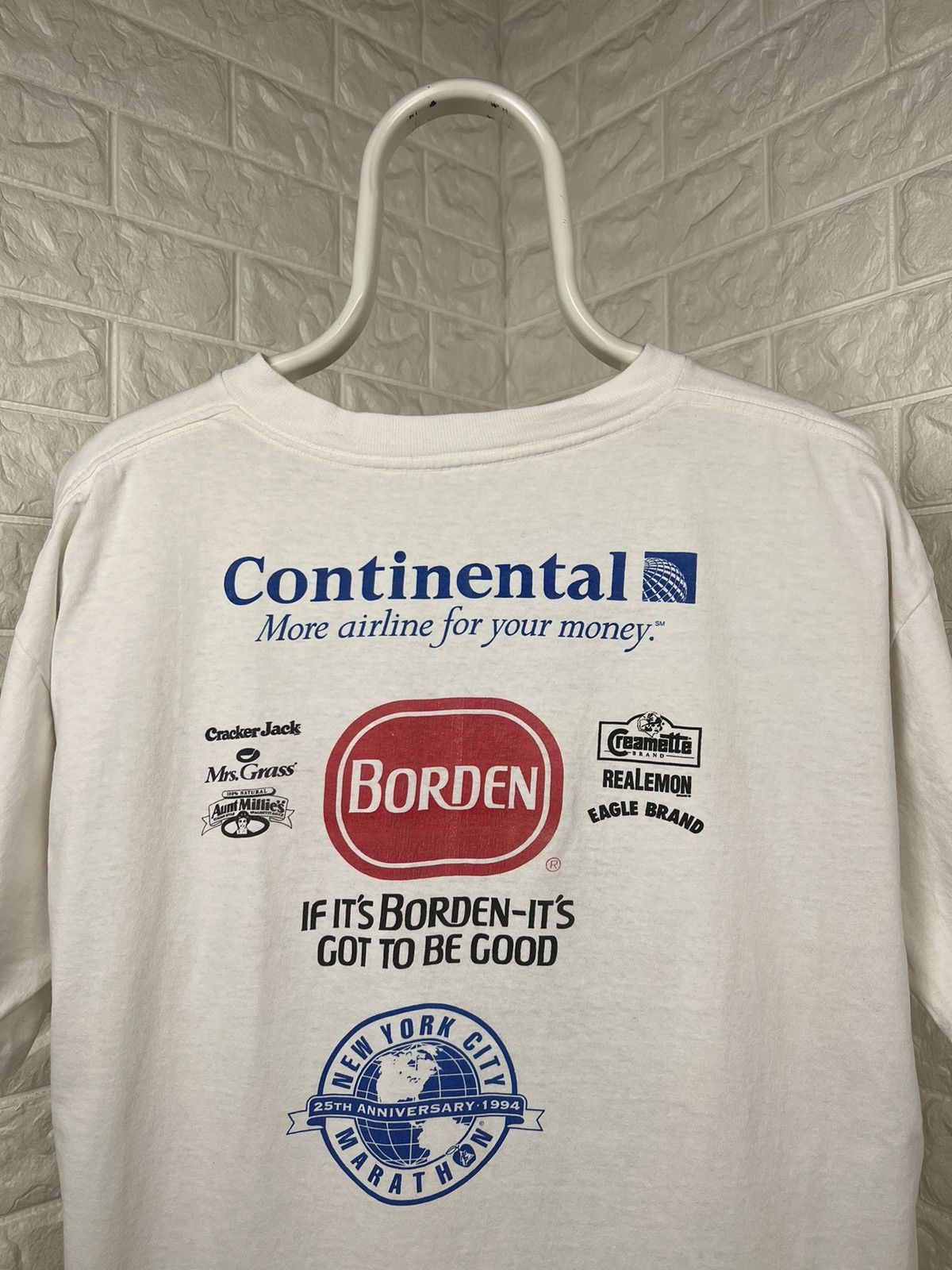 Vintage NYRRC International Breakfast Run 1994 Tee Size US XL / EU 56 / 4 - 7 Thumbnail