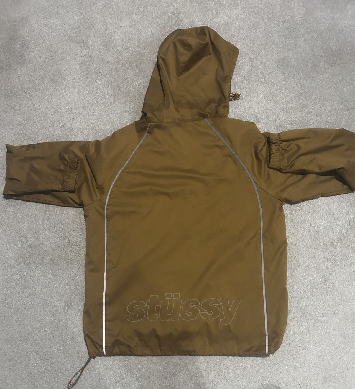 Stussy Stussy SpellOut 1/4 Zip Hooded Smock Jacket anorka jacket Size US S / EU 44-46 / 1 - 3 Thumbnail