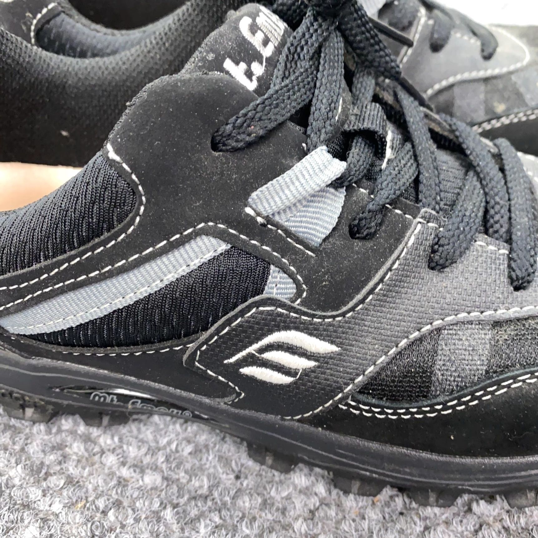 Vintage Mt. Emey Athletic Shoes Mens Size 7.5 Black Low Top Sneakers 3310 Size US M / EU 48-50 / 2 - 3 Thumbnail