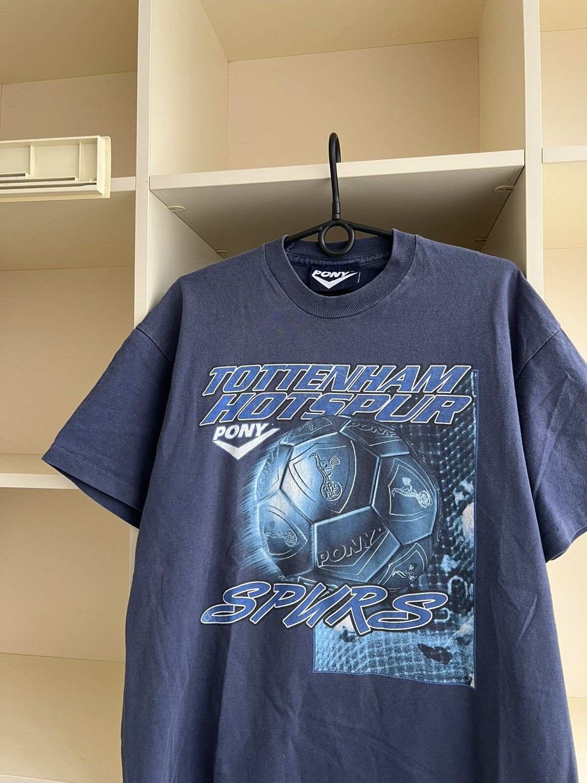 PONY Vintage 90s Pony Tottenham Hotspur T-Shirt Size US L / EU 52-54 / 3 - 3 Thumbnail