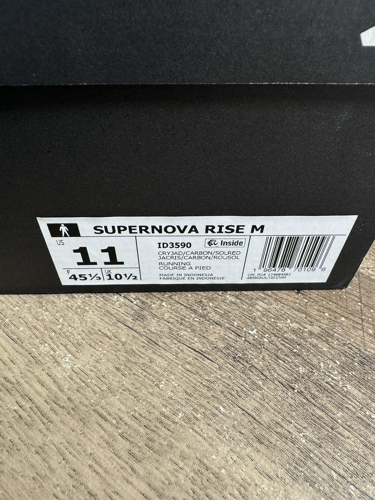 Adidas Adidas Supernova Rise Crystal Jade Carbon Solar Red Size 11 Size US 11 / EU 44 - 10 Thumbnail