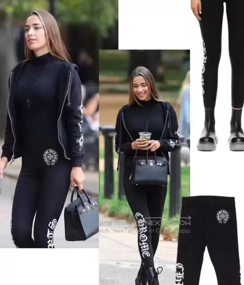 Chrome Hearts Chrome Hearts Black Cross Print Casual Leggings. Size 30" / US 8 / IT 44 - 9 Thumbnail