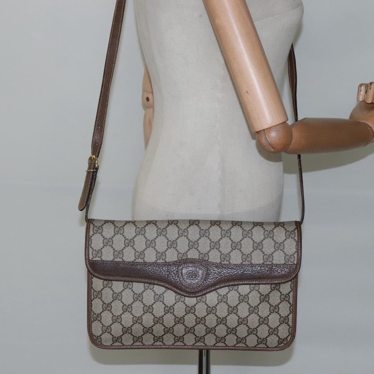 Gucci GUCCI GG Supreme Shoulder Bag Pvc Beige 004 904 004 904 Size ONE SIZE - 23 Thumbnail