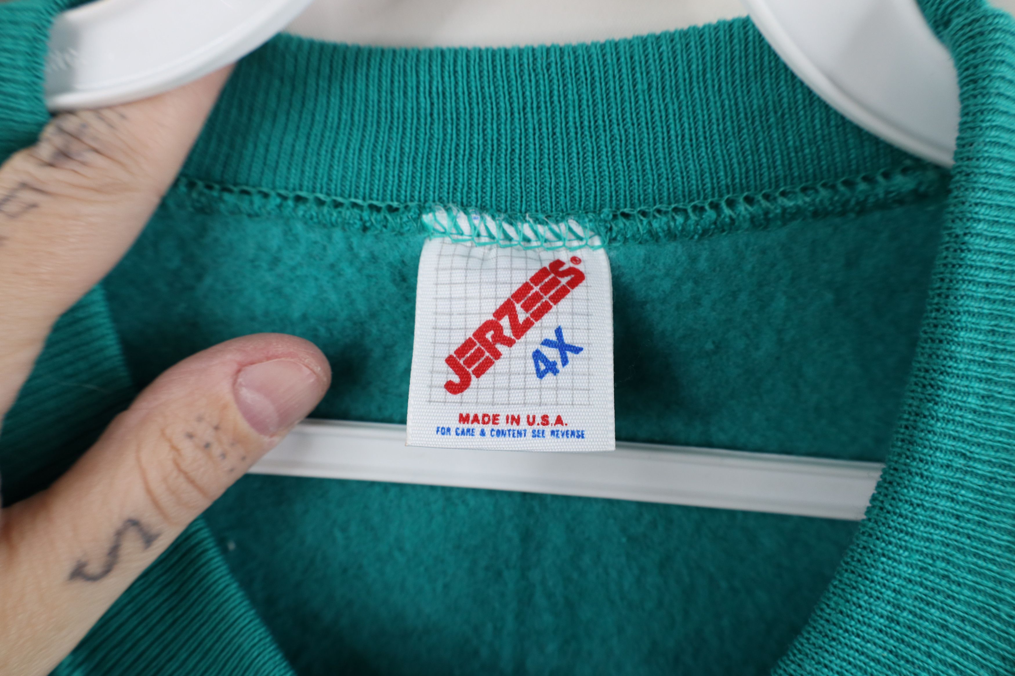 Vintage Deadstock Vintage 90s Streetwear Crewneck Sweatshirt USA Size US XXL / EU 58 / 5 - 7 Thumbnail