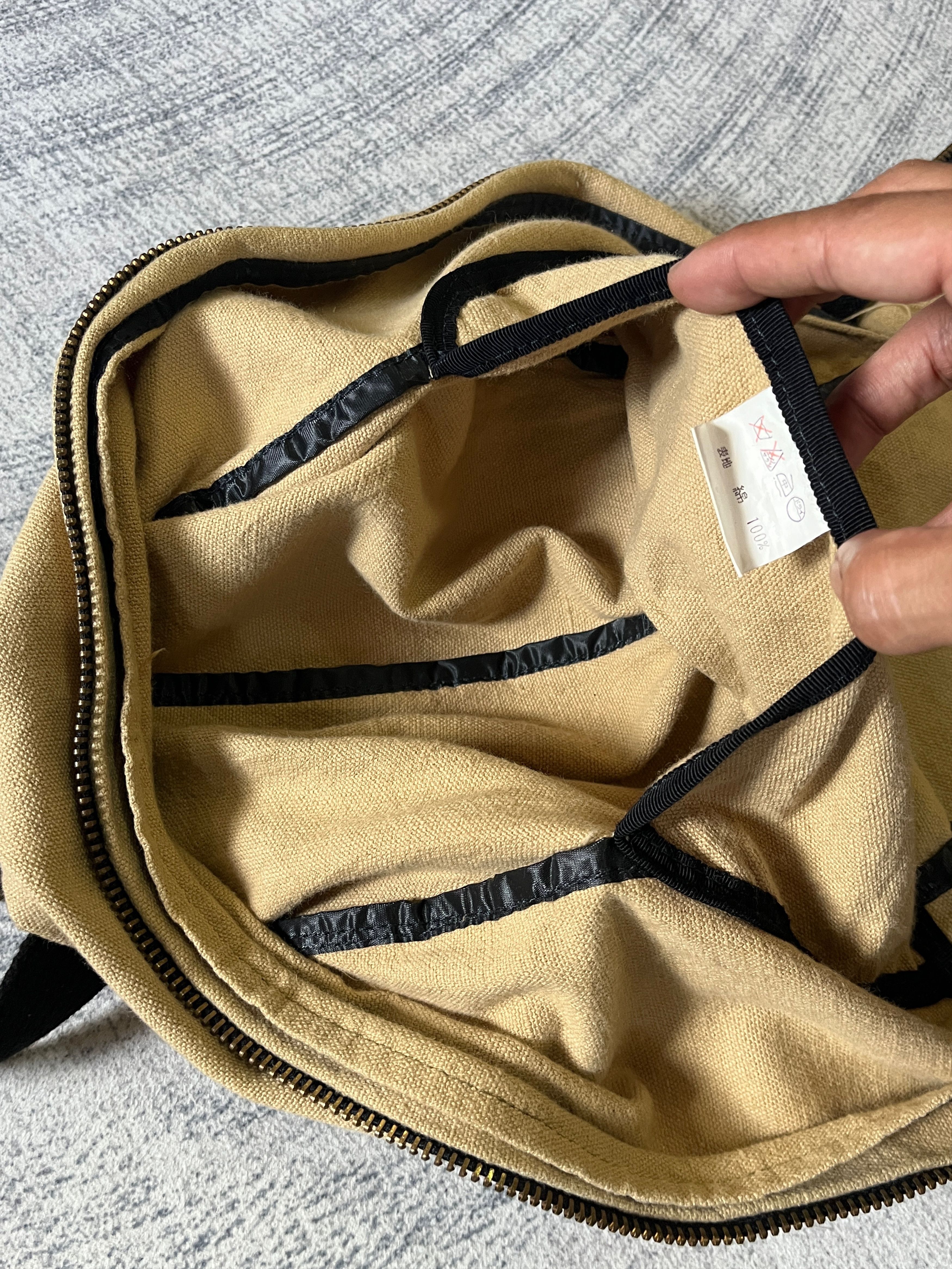 Issey Miyake RARE Issey Miyake Men Canvas Bag Size ONE SIZE - 11 Thumbnail