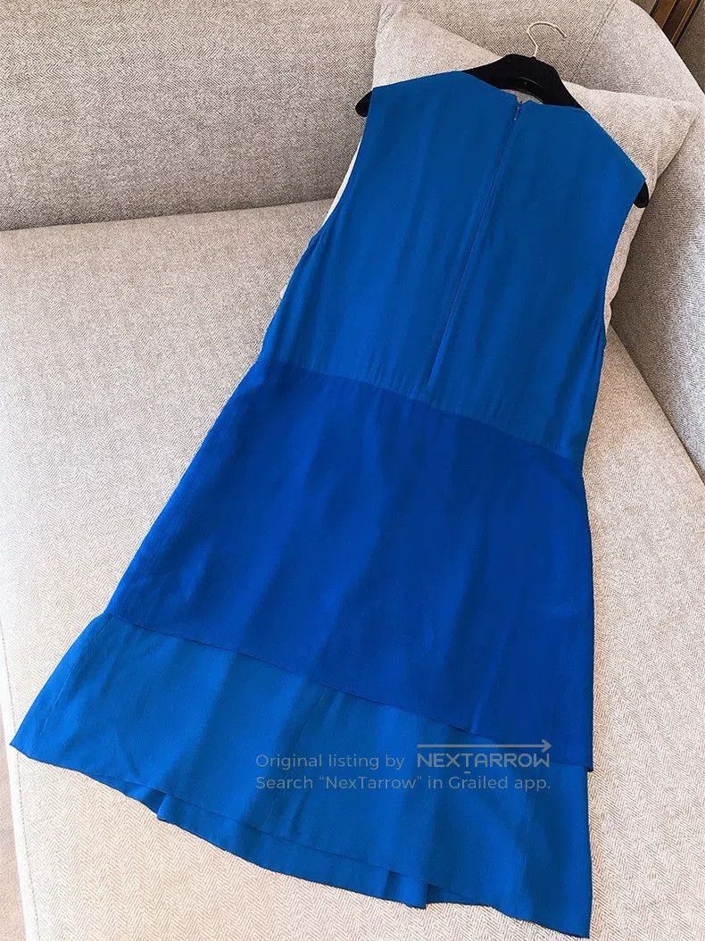 Hermes Hermes Blue silk dress Size XS / US 0-2 / IT 36-38 - 2 Thumbnail