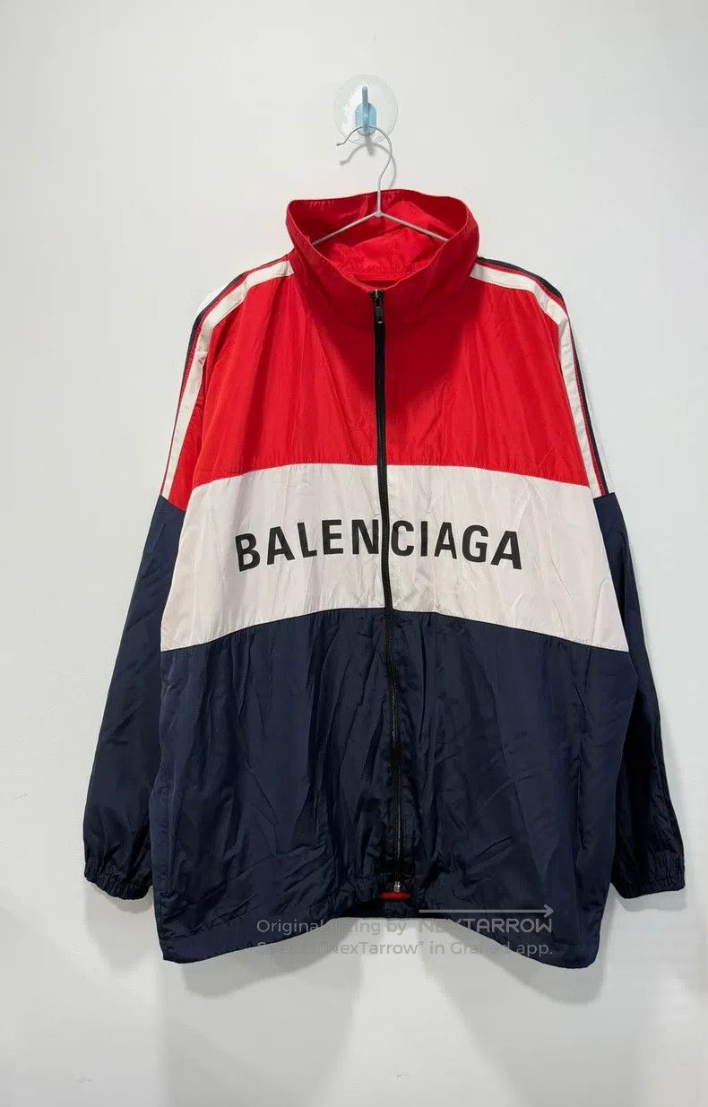 Balenciaga Balenciaga Letter Logo Color Blocked Jacket, Size 34 Size XXS / US 00 / IT 34 - 1 Thumbnail