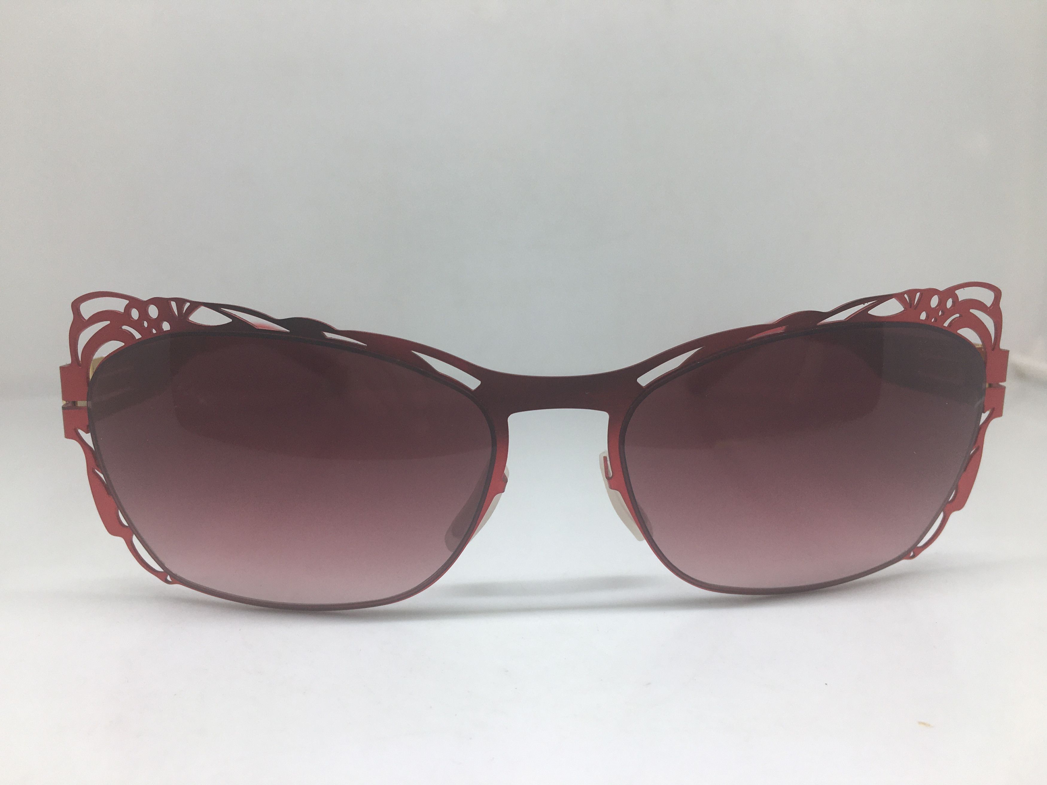 Other AC Berlin Red Alloy Cateye Diva Sunglasses Frame Size ONE SIZE - 1 Thumbnail