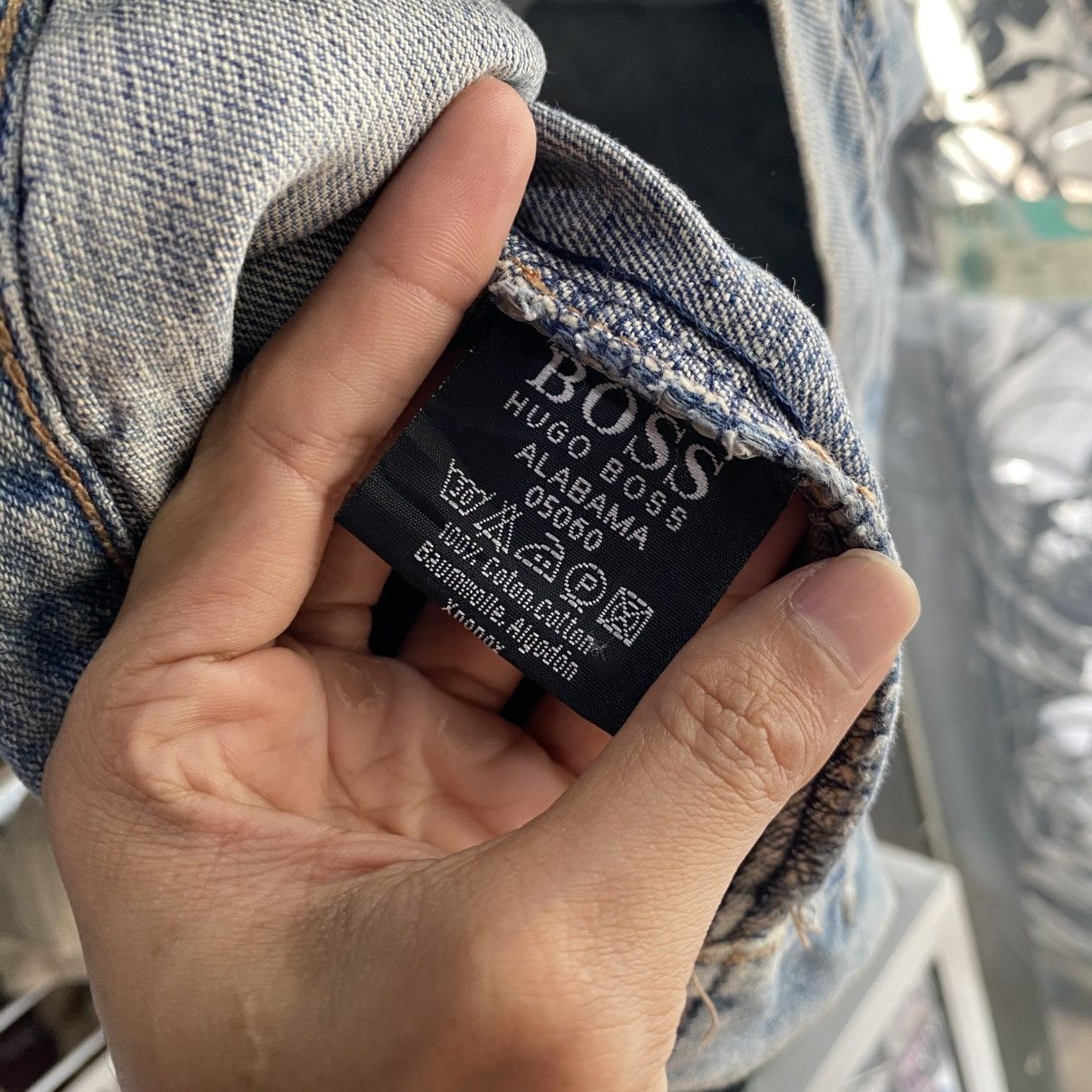 Hugo Boss Hugo Boss Faded Blue Denim Jacket Size US M / EU 48-50 / 2 - 13 Thumbnail