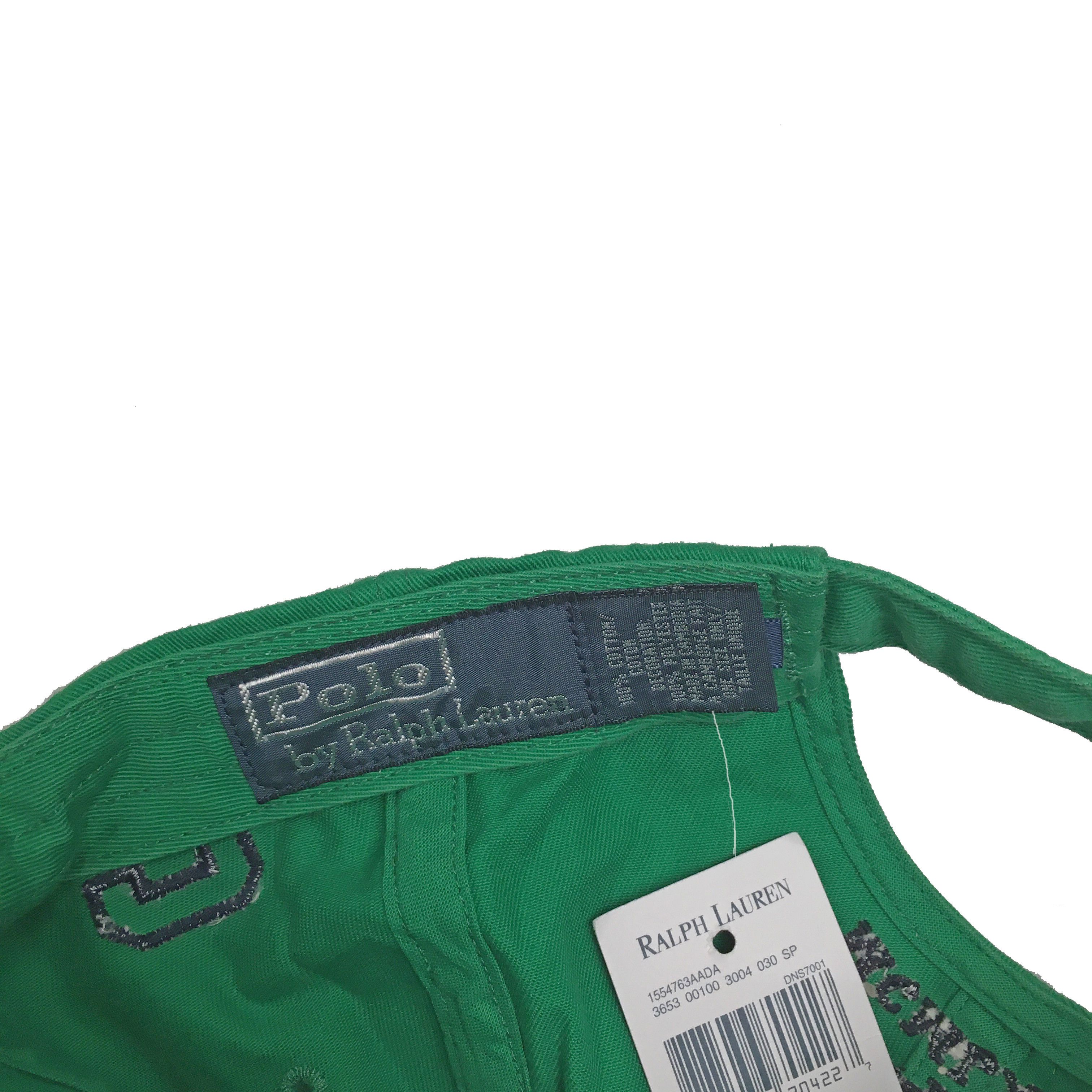 Polo Ralph Lauren NEW VINTAGE Polo Ralph Lauren Baseball Hat! Green Big Pony Size ONE SIZE - 4 Thumbnail