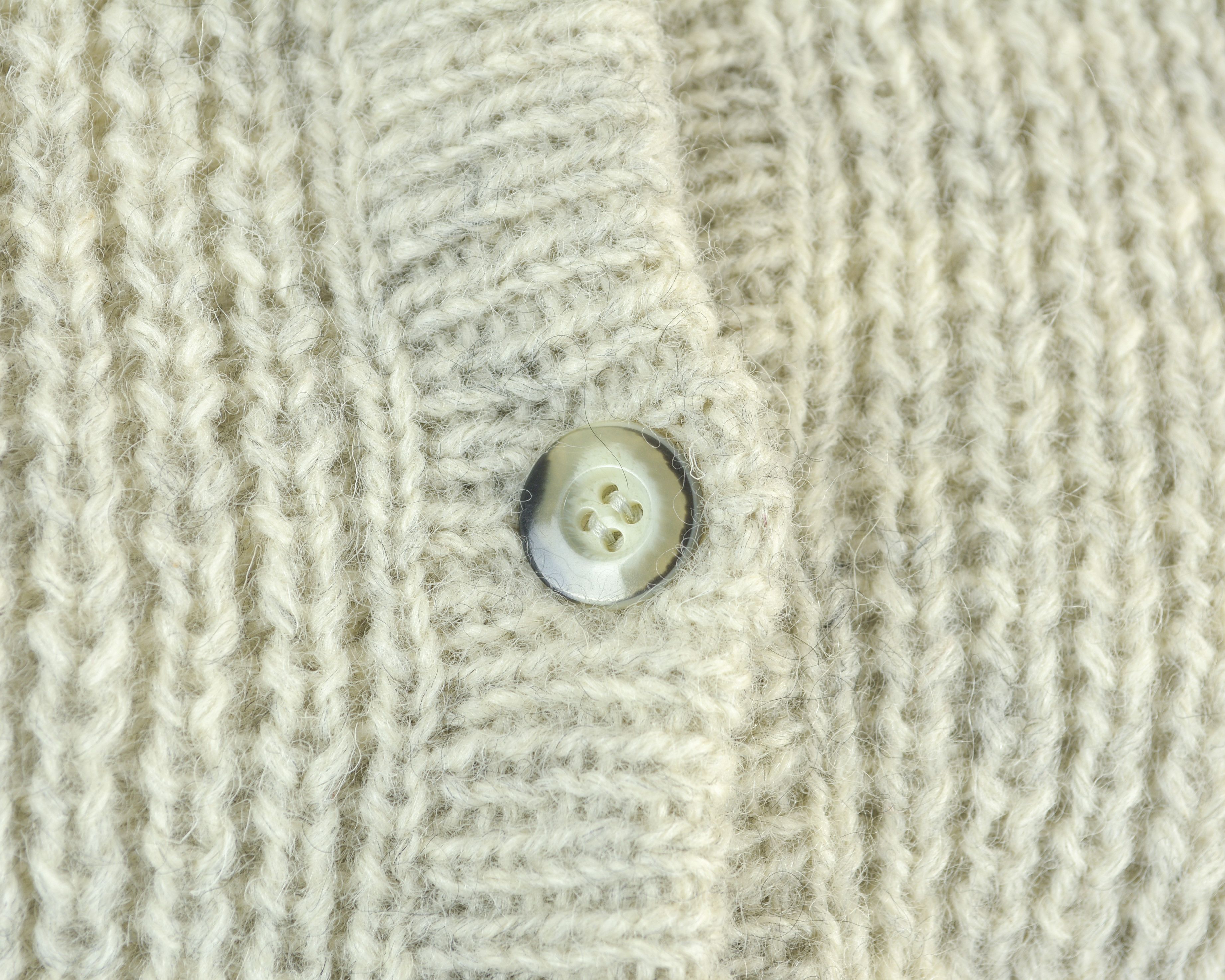 Handmade × Vintage Handmade Wool Cardigan Sweater Button Up Jacket Authentic Size L / US 10 / IT 46 - 6 Thumbnail