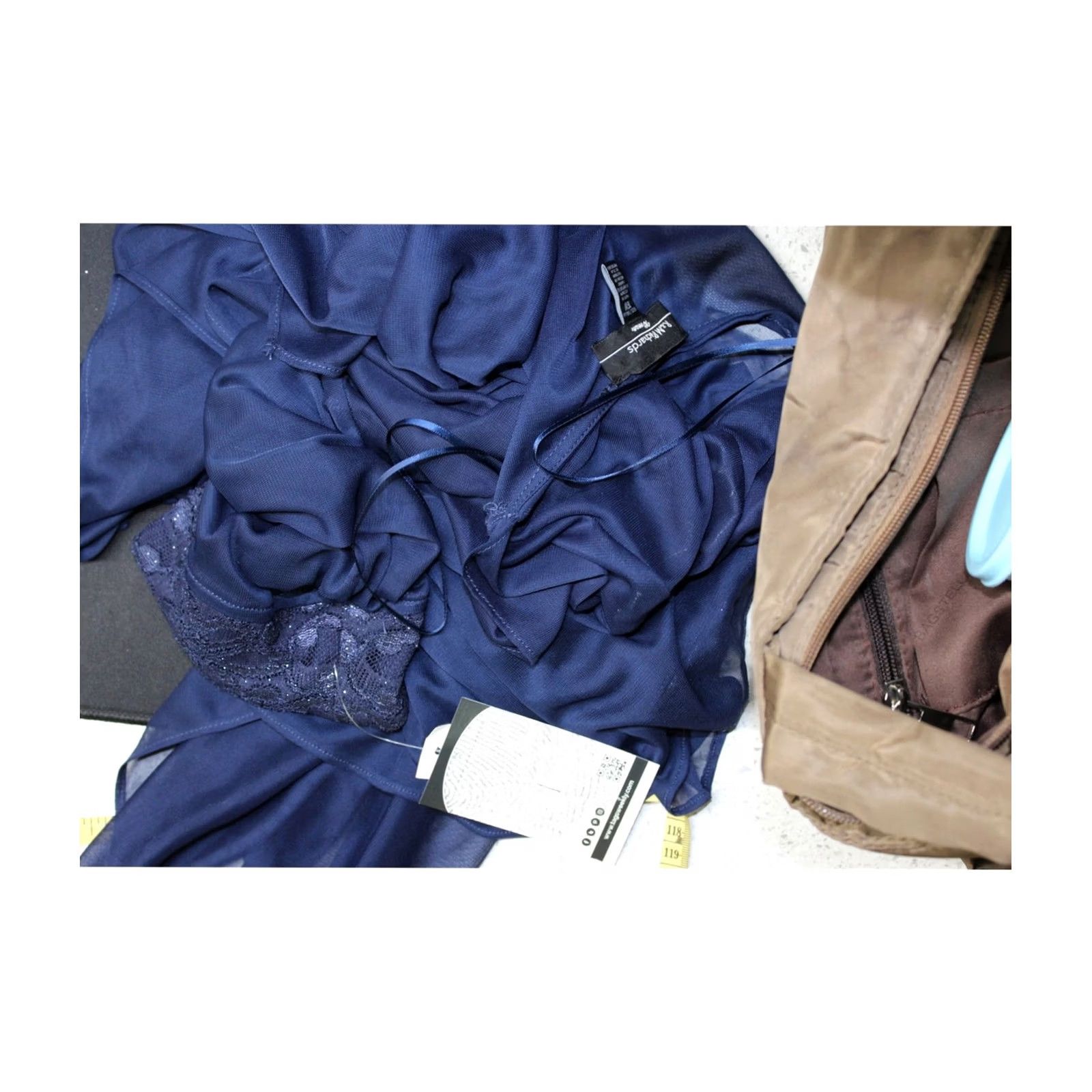 Vintage R & M Richards 3-Pc Jacket Lace Top & Pants Blouse Blue 16W Womens Size XXL / US 16-18 / IT 52-54 - 2 Thumbnail