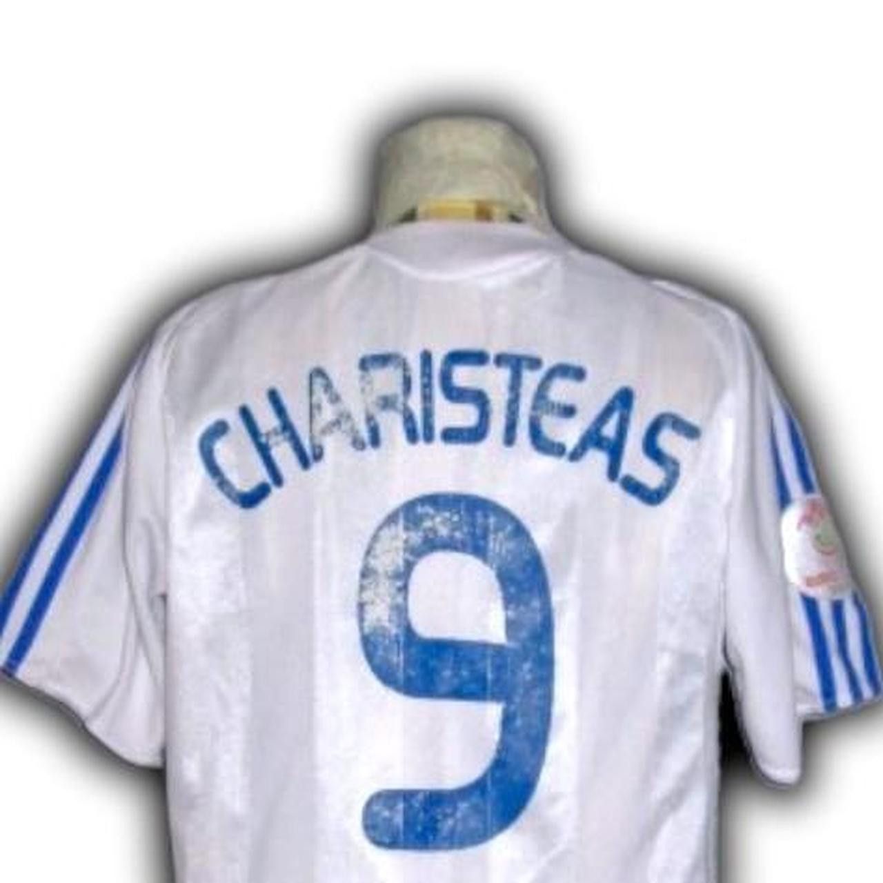 Adidas Greece 2008 2009 Home EUFA Euro Shirt Jersey Size US M / EU 48-50 / 2 - 3 Thumbnail