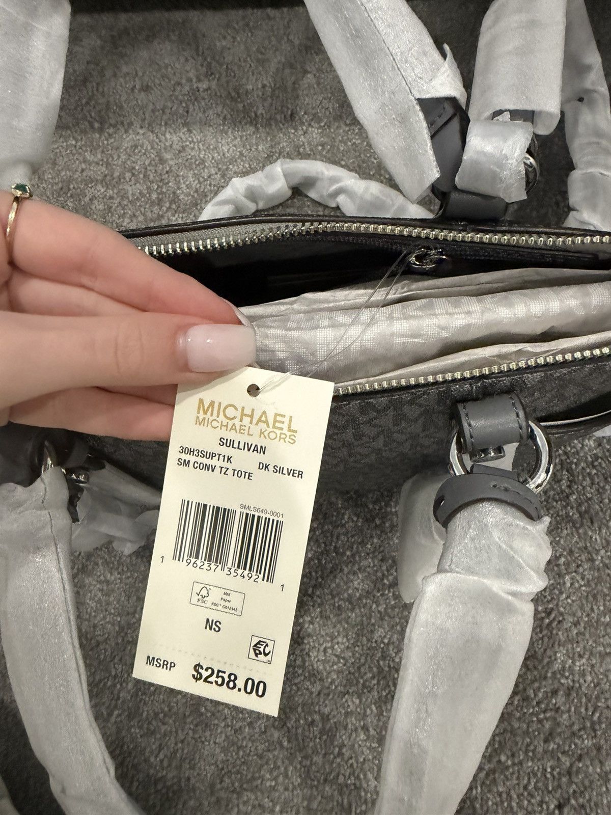 Michael Kors Michael Kors Sullivan Small Convertible Tote Size ONE SIZE - 5 Thumbnail