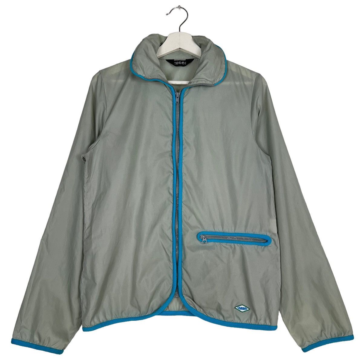 CABANE de ZUCCa × Issey Miyake × Zucca 🔥 ZUCCA WINDBREAKER ZIPPER JACKET MADE IN JAPAN Size US S / EU 44-46 / 1 - 2 Thumbnail