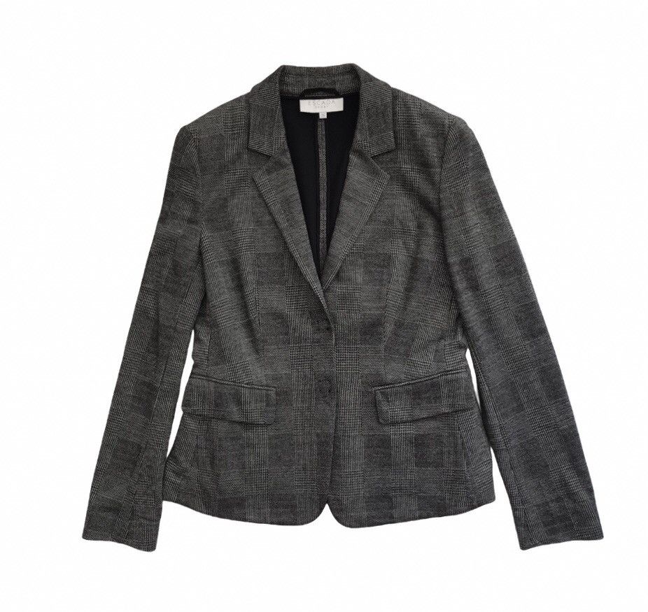 Escada Escada Sport Womens Blazer Plaid Size XS / US 0-2 / IT 36-38 - 3 Thumbnail
