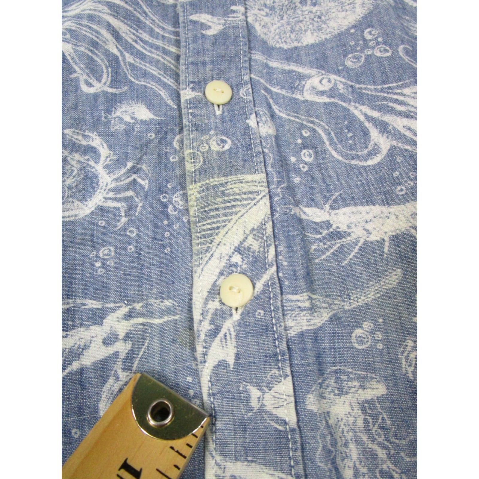 Tommy Bahama Tommy Bahama Shirt Mens Large White Linen Blend Button-Up Short Sleeve Collared Size US L / EU 52-54 / 3 - 6 Thumbnail