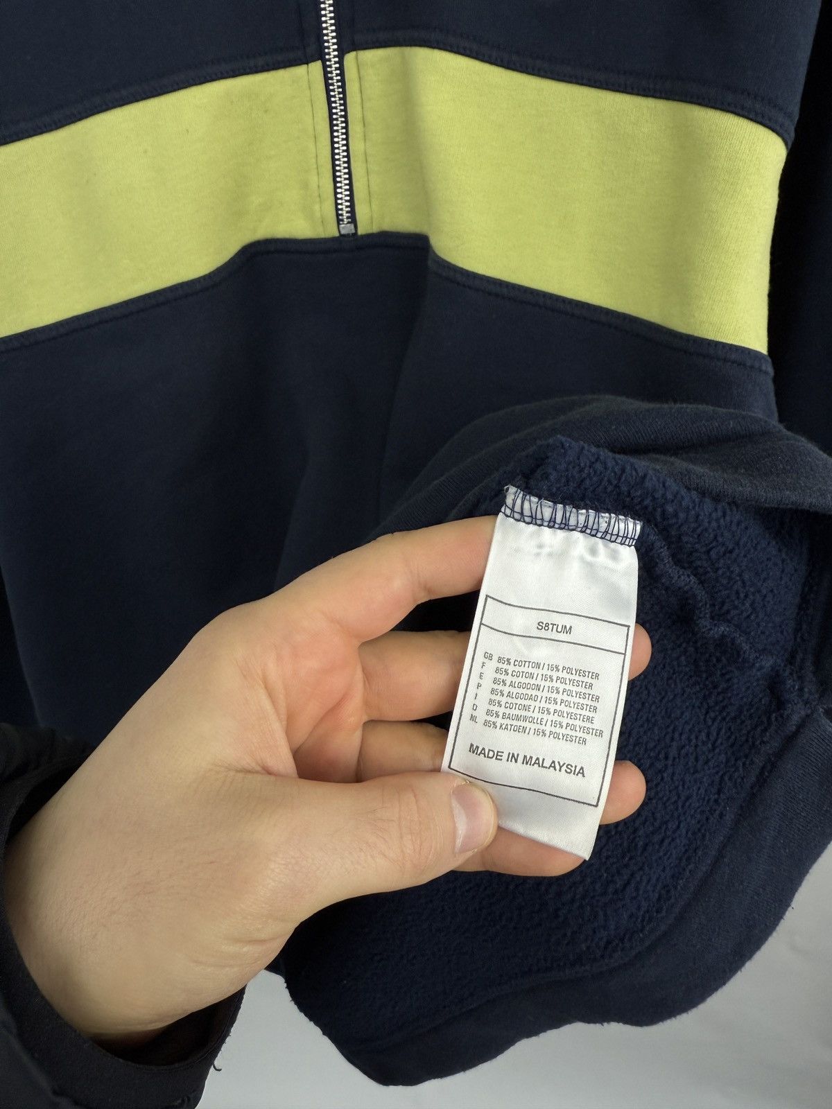 Nike 🇺🇸 Vintage 90s Nike Athletic 1/4 Zip Sweatshirt Rare Hype Y2K Size US M / EU 48-50 / 2 - 6 Thumbnail