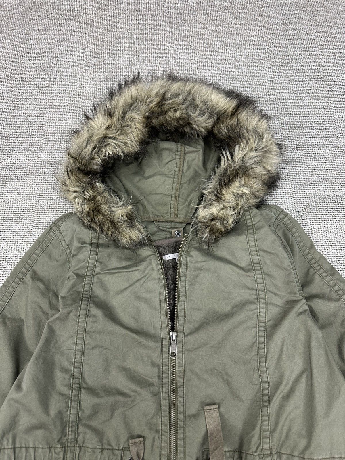 Gap Gap Fur Army Parka Jacket Z251 Size US M / EU 48-50 / 2 - 3 Thumbnail