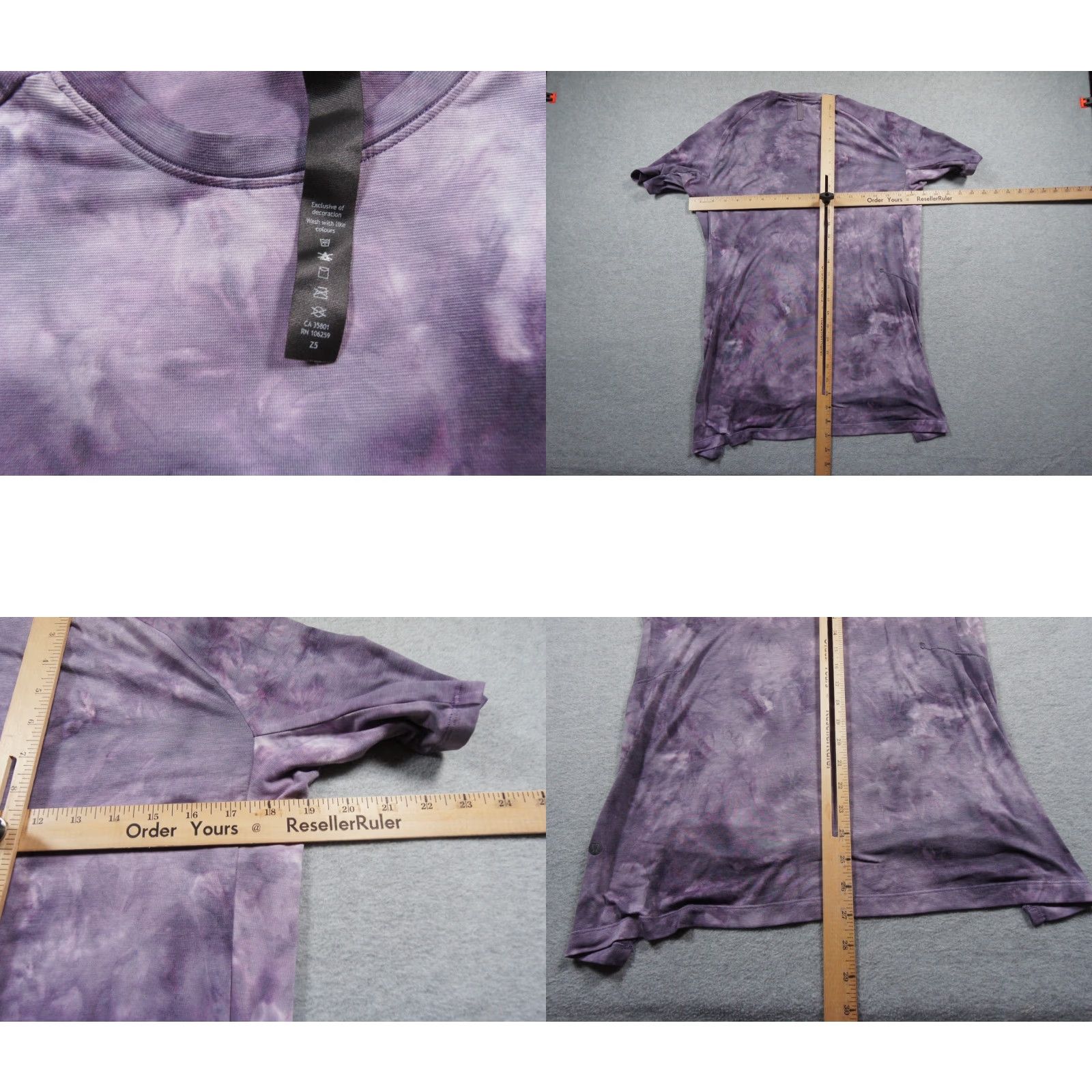 Lululemon Lululemon Shirt Mens Small Purple Agile Activewear Workout Gym Training Dye Size US S / EU 44-46 / 1 - 8 Thumbnail