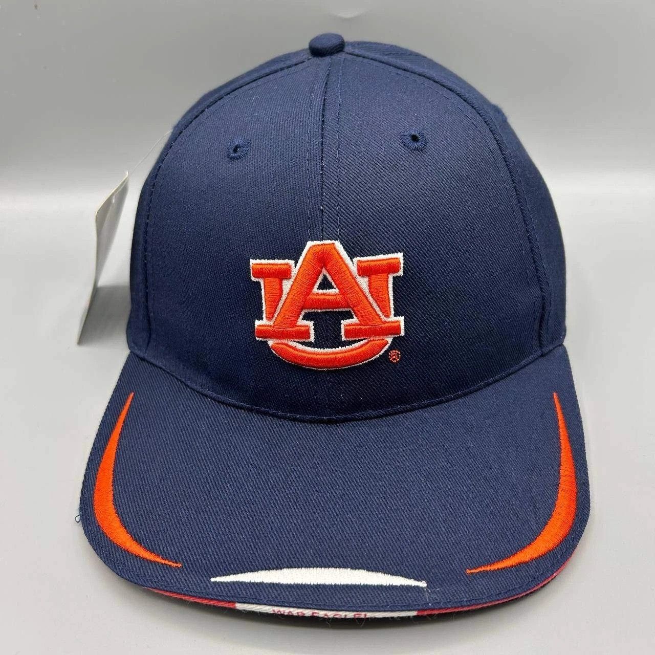 NCAA Vintage Auburn Tigers Hat Blue Embroidered Snap Back Cotton Size ONE SIZE - 1 Thumbnail