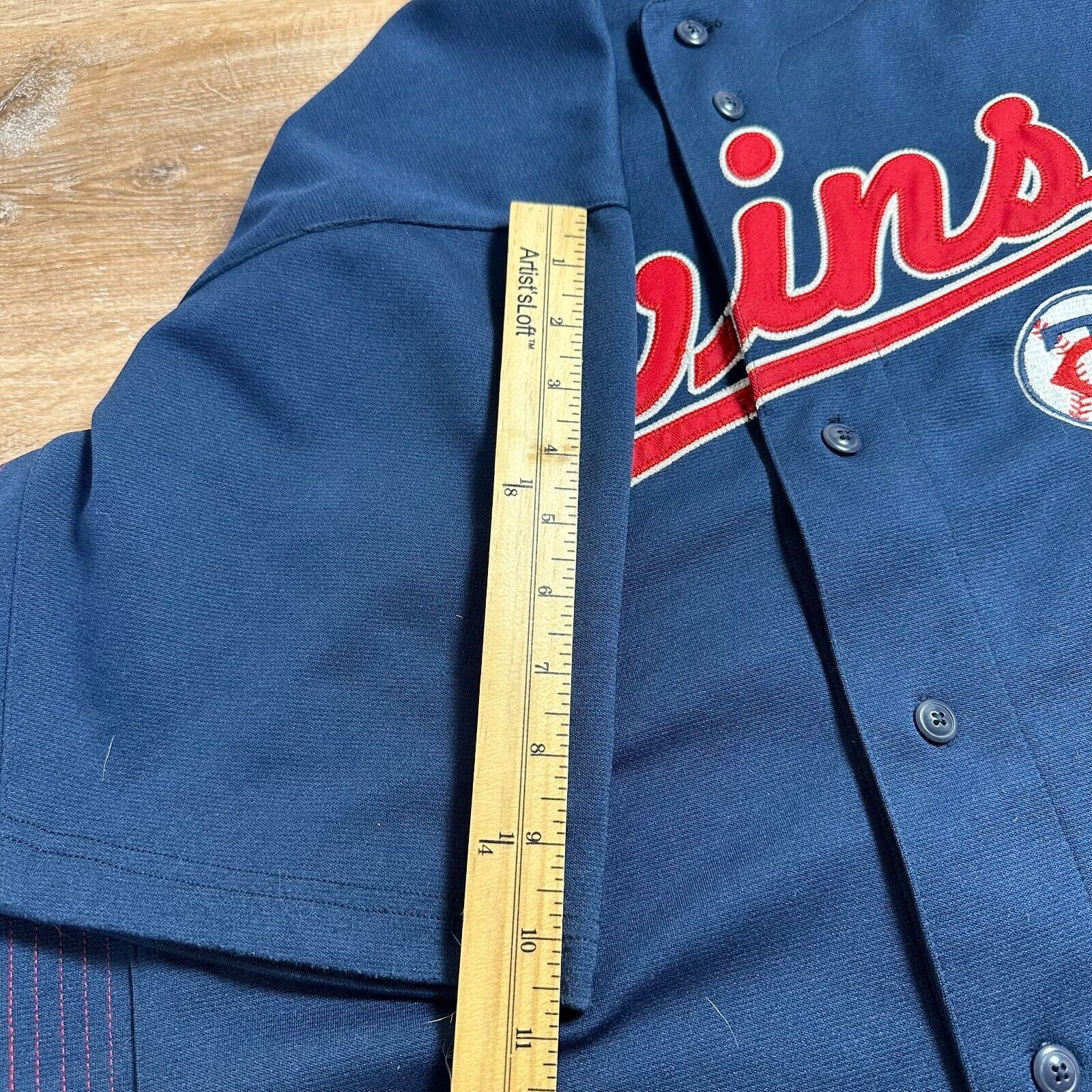 MLB Minnesota Twins Baseball Jersey Morneau Mens Large True Fan Size US L / EU 52-54 / 3 - 8 Thumbnail