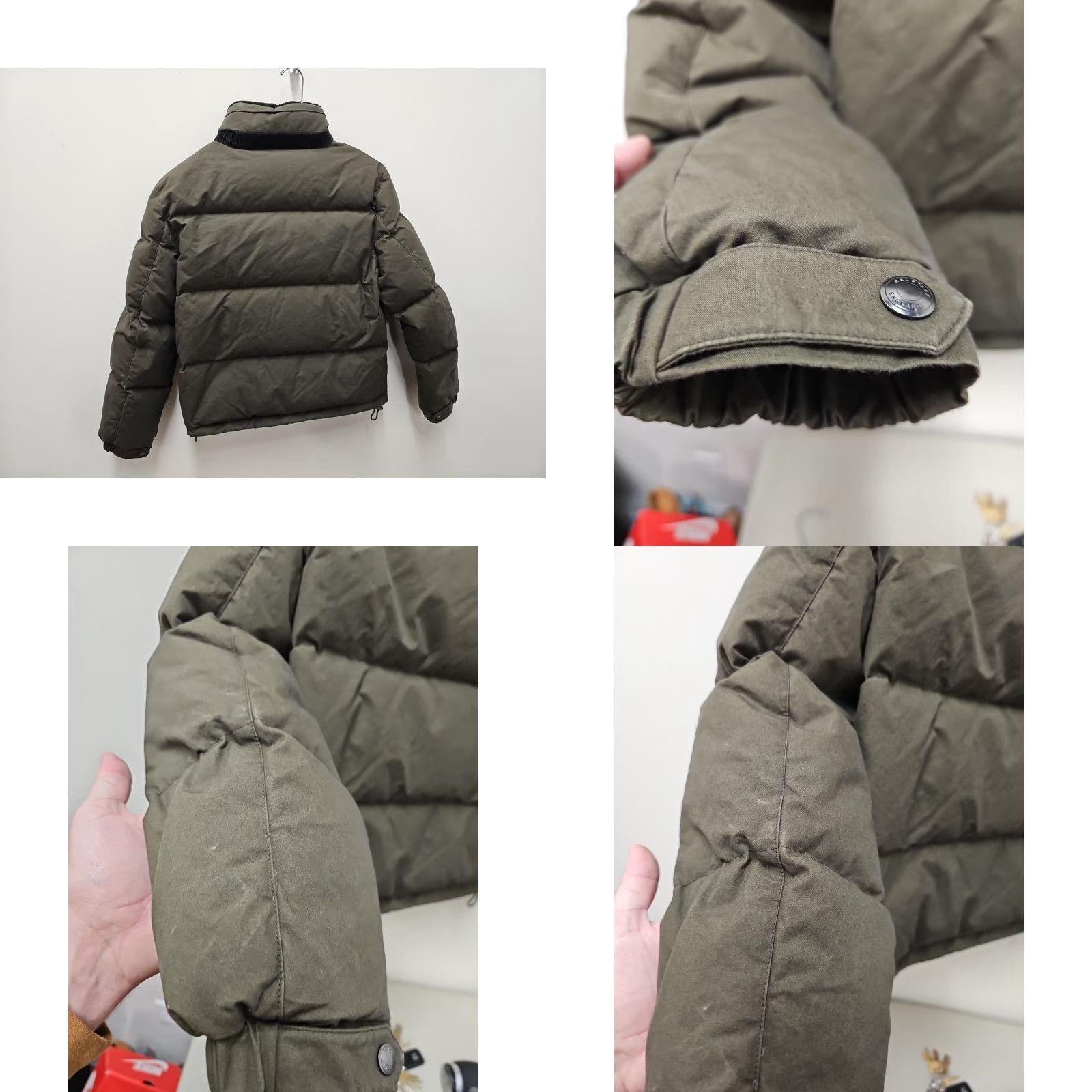 Belstaff VINTAGE Belstaff Jacket Military Puffer Down Green 38 Men Chest 22 Length 26 Size US XXS / EU 40 - 8 Thumbnail