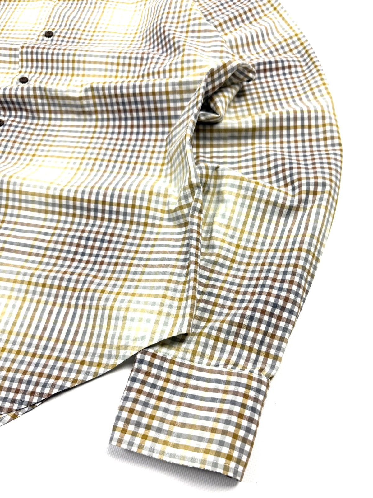 Etro Etro Vintage Plaid Button-Up Shirt Cotton Italy L Luxyry Size US L / EU 52-54 / 3 - 13 Thumbnail