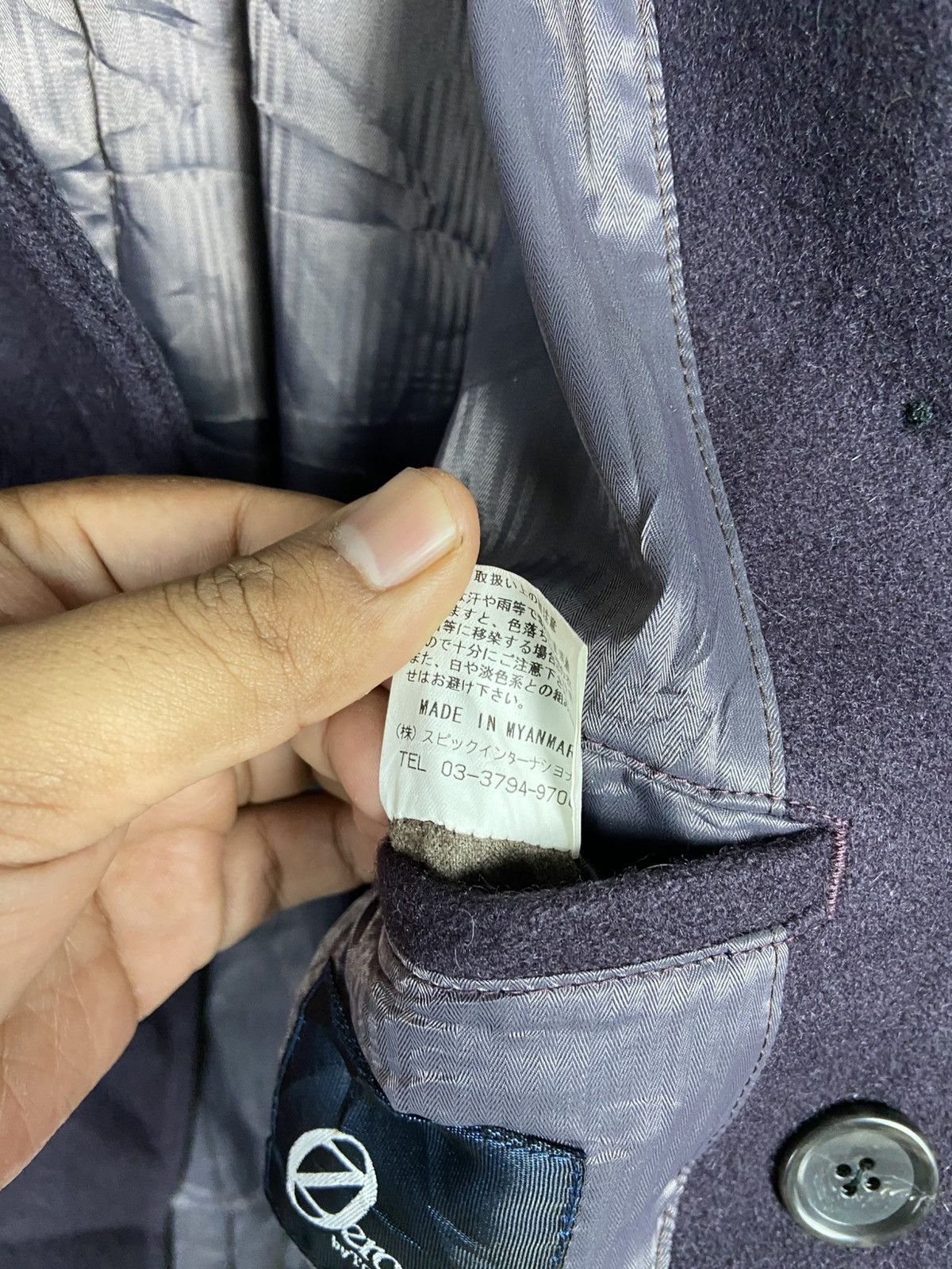 Tornado Mart TORNADO MART DOUBLE BREASTED COAT Size M / US 6-8 / IT 42-44 - 15 Thumbnail