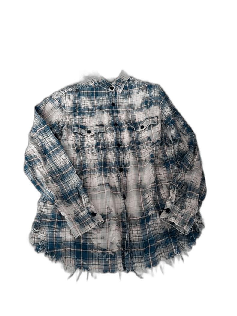 Saint Laurent Paris saint laurent blue and white plaid shirt Size US L / EU 52-54 / 3 - 1 Thumbnail
