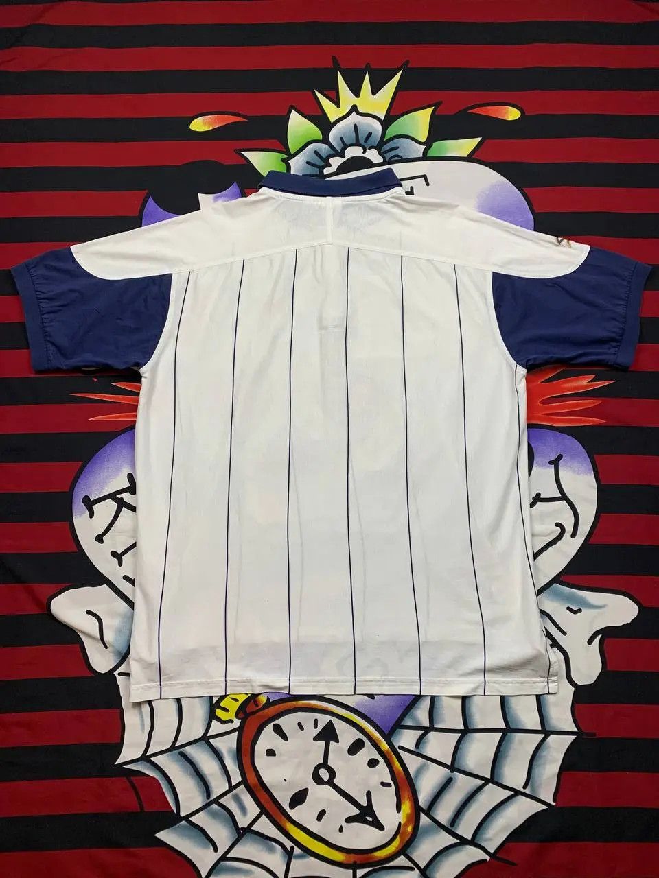 Nike Vintage Nike Supreme 90s Court Polo shirt L Courier Agassi Size US XL / EU 56 / 4 - 4 Thumbnail