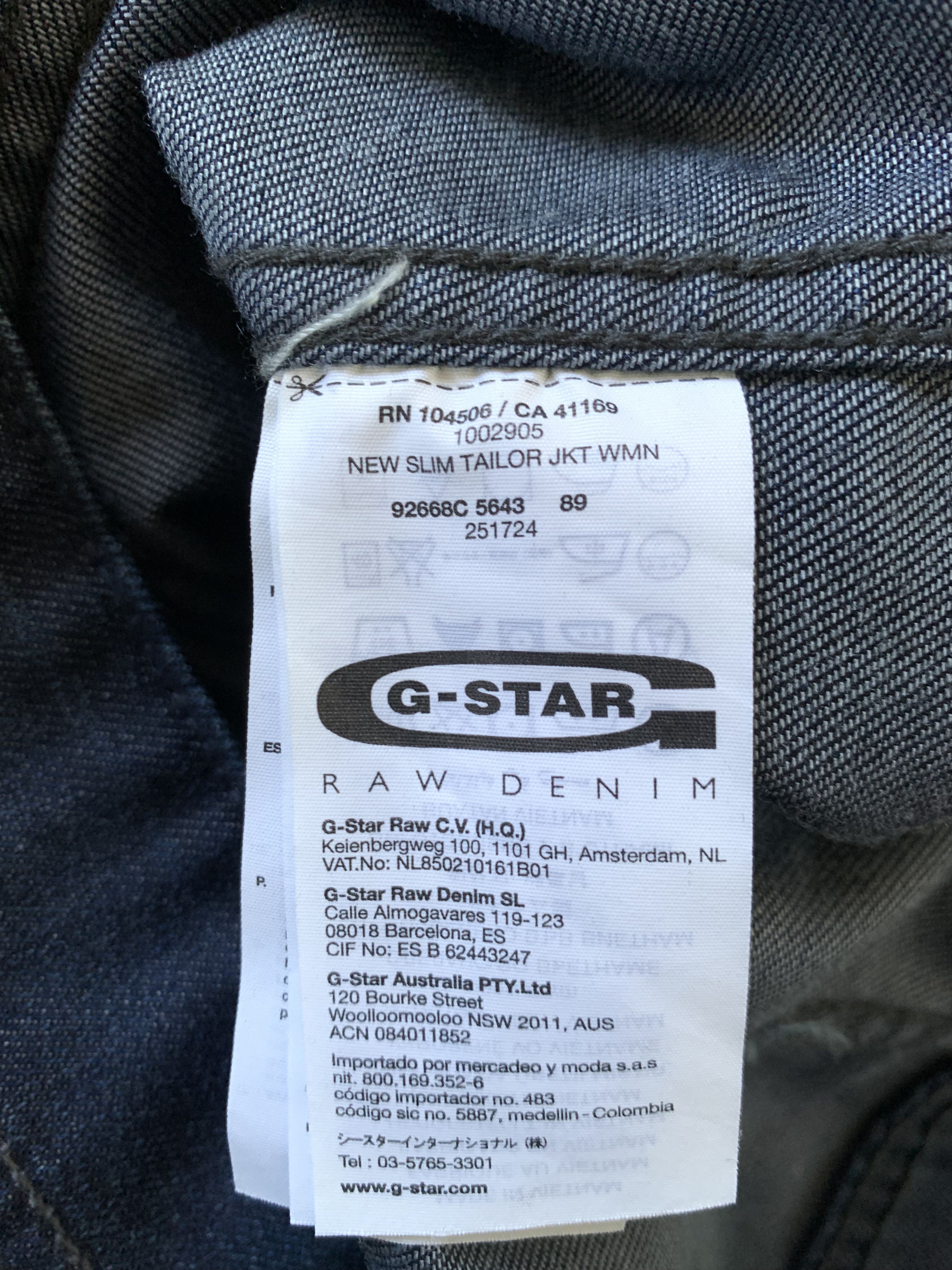 G-Star G-Star Raw New Slim Tailor Denim Jacket Size M / US 6-8 / IT 42-44 - 8 Thumbnail
