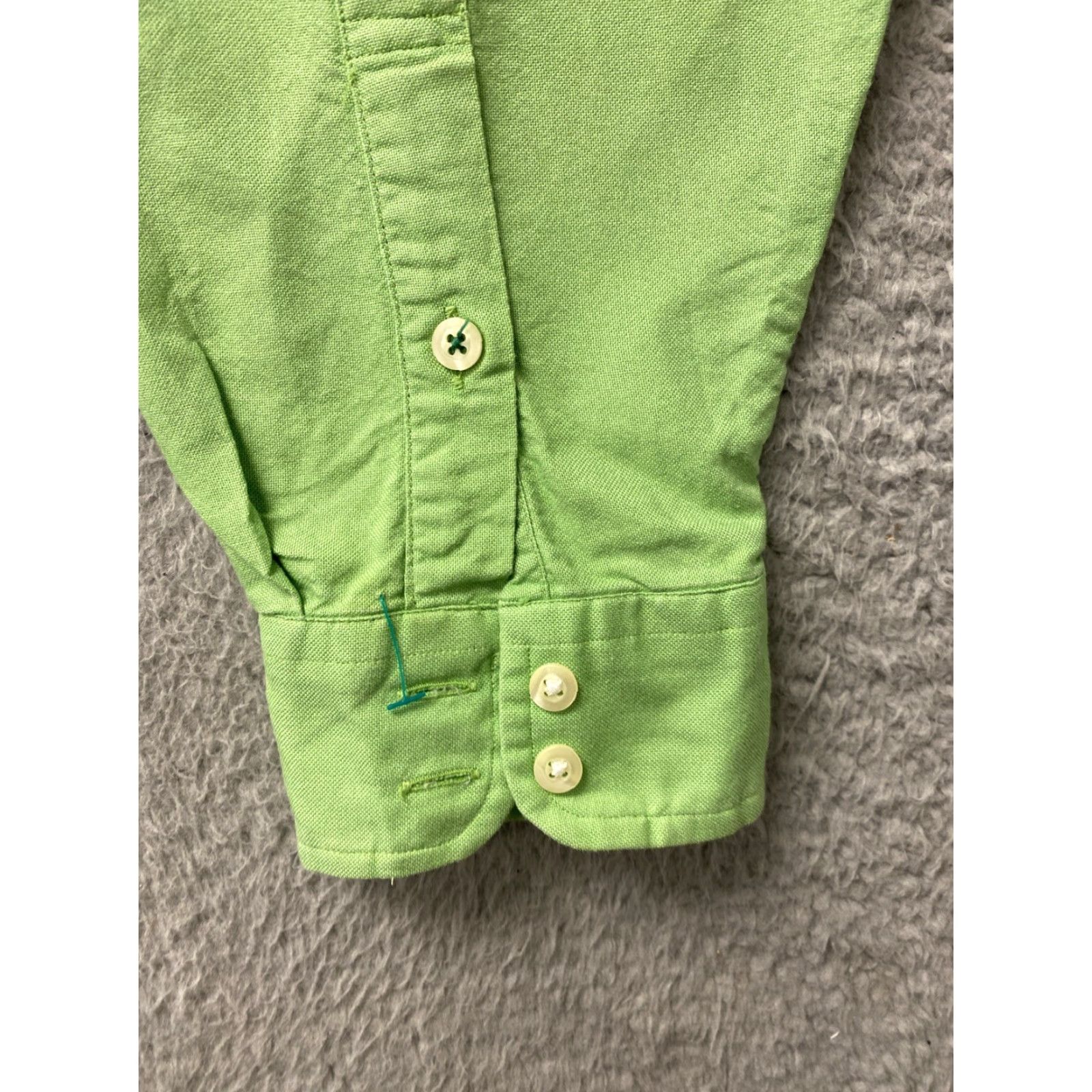 Tommy Hilfiger VINTAGE Tommy Hilfiger Tommy Jeans Men's Green Long Sleeve Shirt M 90s Logo Casual Size US M / EU 48-50 / 2 - 6 Thumbnail