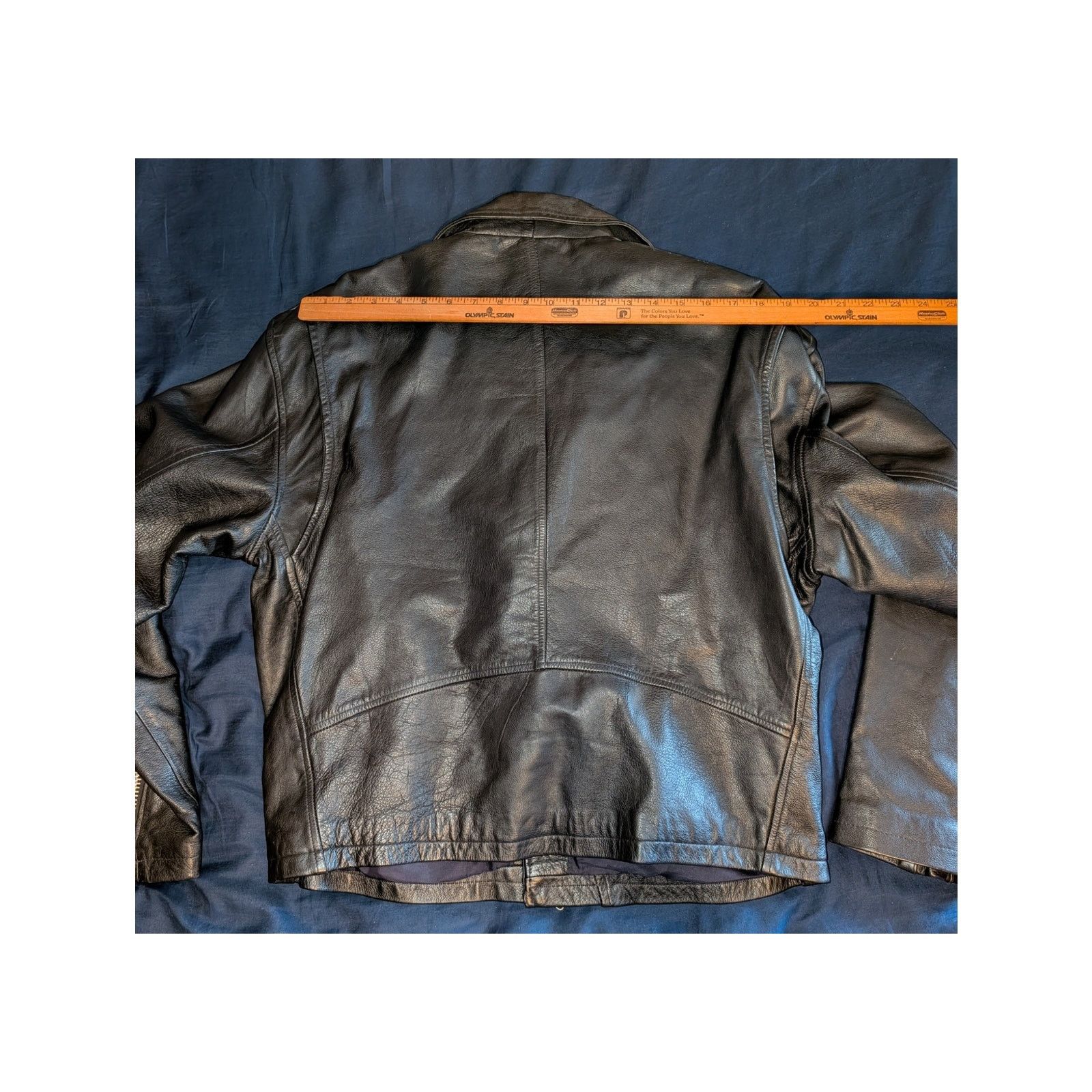 Hein Gericke Volutti Leather Motorcycle Moto Jacket Black Biker Large 48 Size US L / EU 52-54 / 3 - 2 Thumbnail