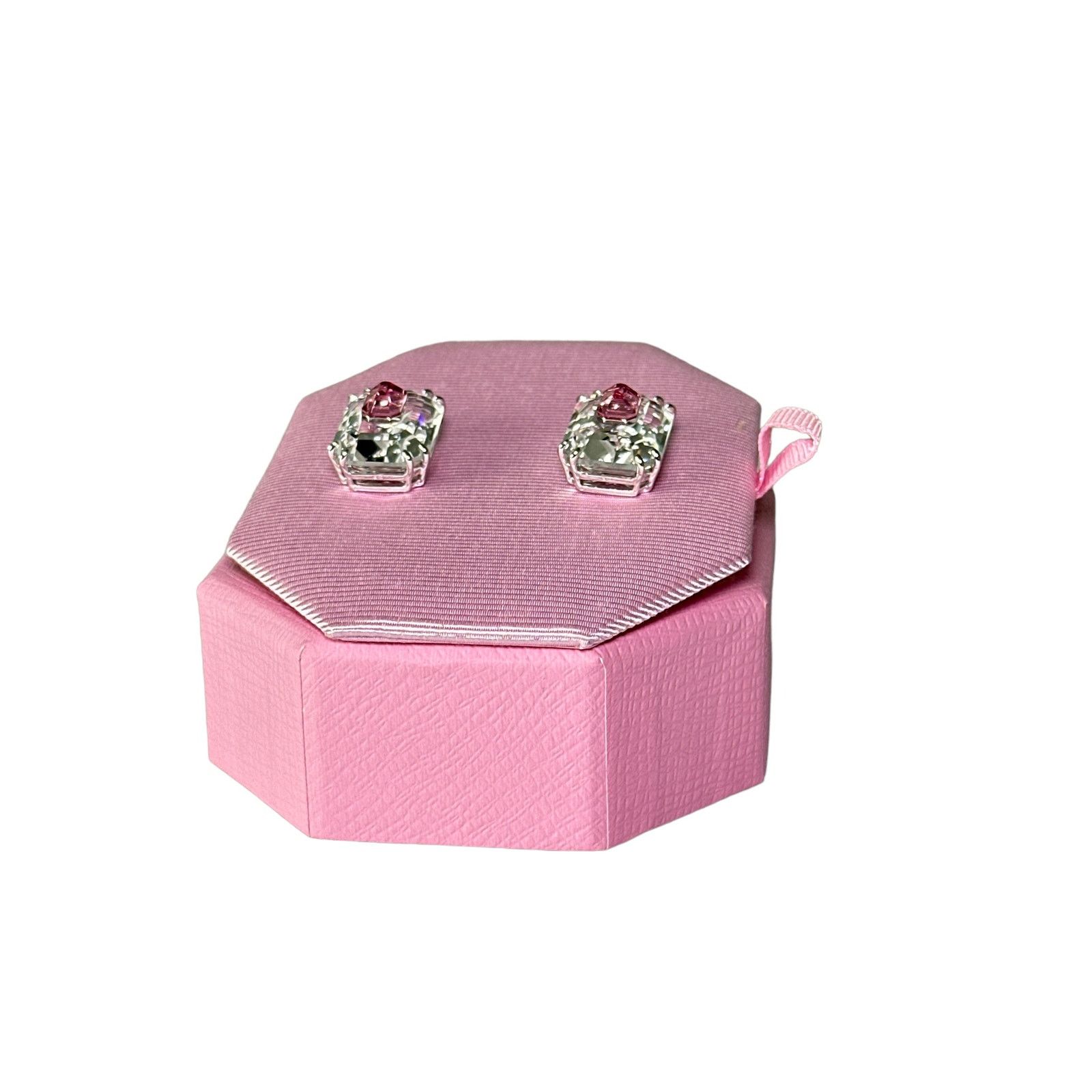 Swarovski Swarovski Chroma stud earrings Octagon cut, Pink Size ONE SIZE - 11 Thumbnail