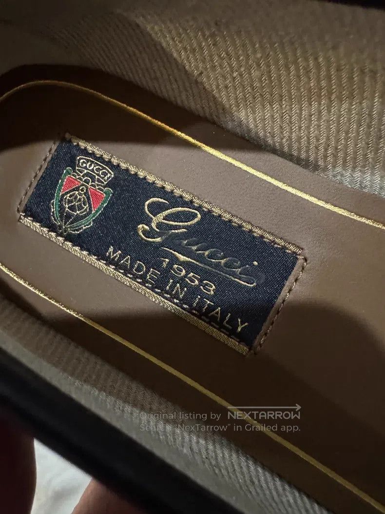 Gucci Guicci Horseshoe Buckle Loafers Leather Shoes Size US 5 / IT 35 - 7 Thumbnail