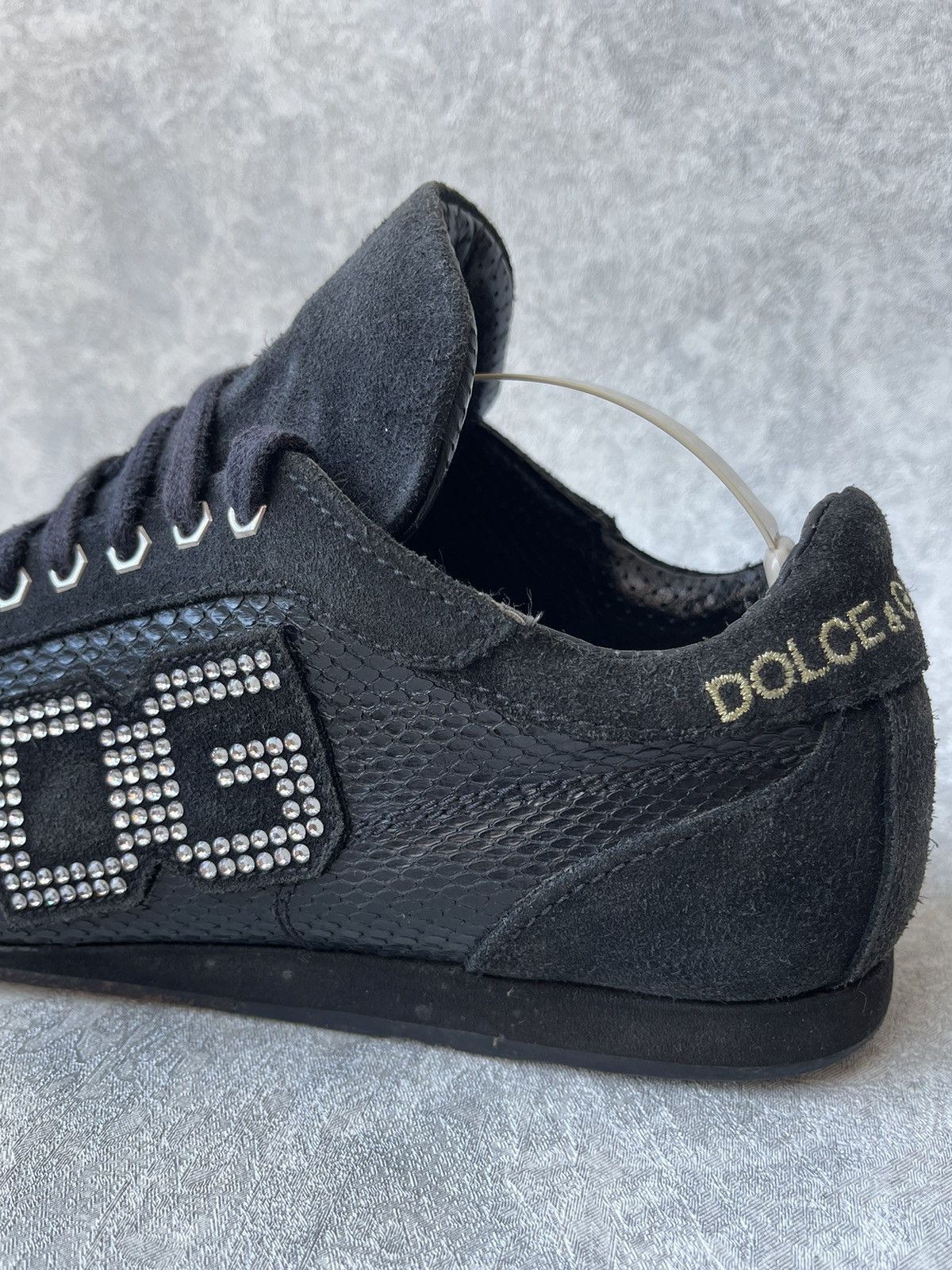 Dolce & Gabbana Vintage Dolce & Gabbana Archival Crystal DG Sneakers 37 Y2K Size US 7 / IT 37 - 11 Thumbnail