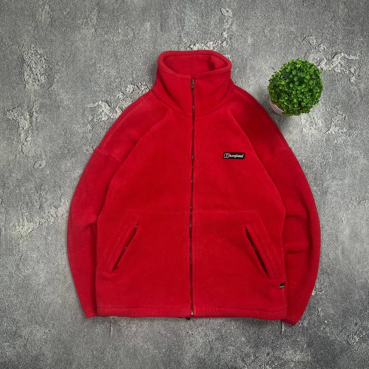 Berghaus Vintage Berghaus 90s Full Zipp Fleece Jacket Red Mens Size M Size US M / EU 48-50 / 2 - 1 Thumbnail