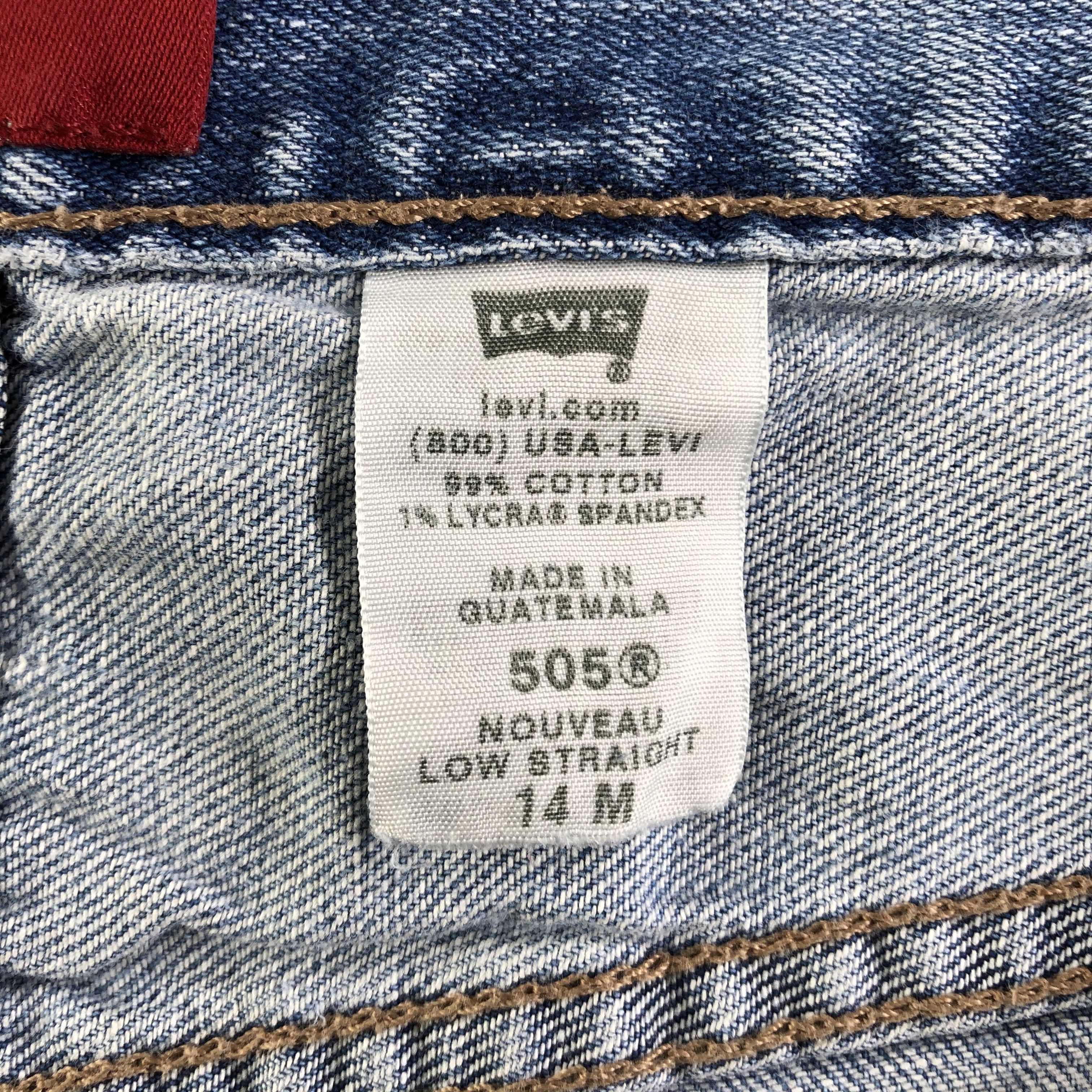 Levi's Vintage 90s Blue Wash Levis 505 Jeans-J3147 Size US 37 - 11 Thumbnail