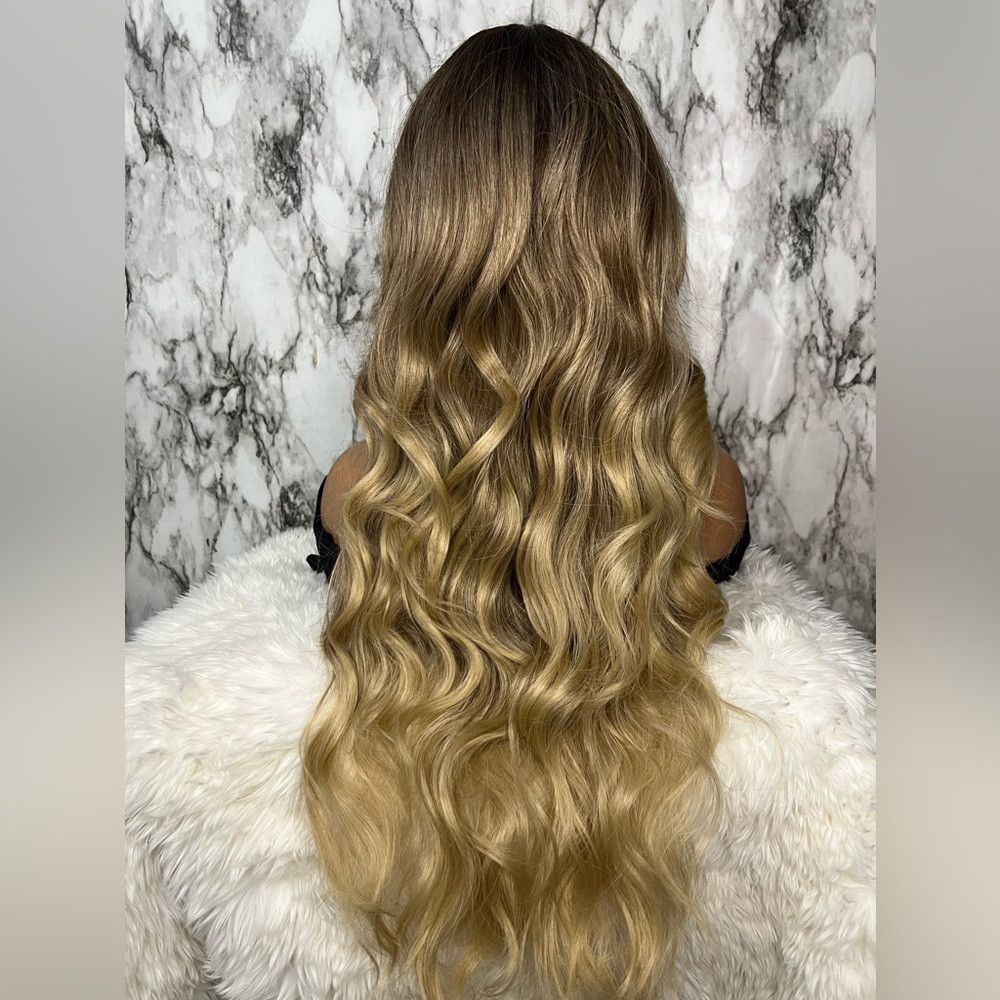 Other Blonde Wig with Bangs Long Curly Wig 30 Inch Dirty Blonde Size ONE SIZE - 4 Thumbnail