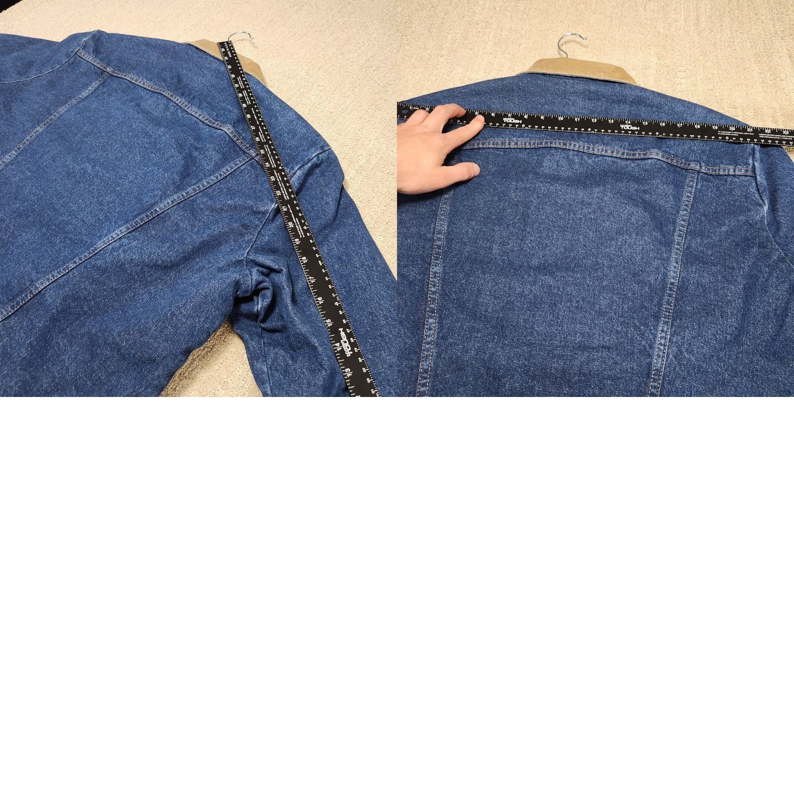 Wrangler VINTAGE Wrangler Denim Trucker Jacket Men 46 Denim Jacket Blue 80s USA Western Rodeo Lined Cardigan Bomber Style Jacket Mens Size 46 Size US S / EU 44-46 / 1 - 9 Thumbnail
