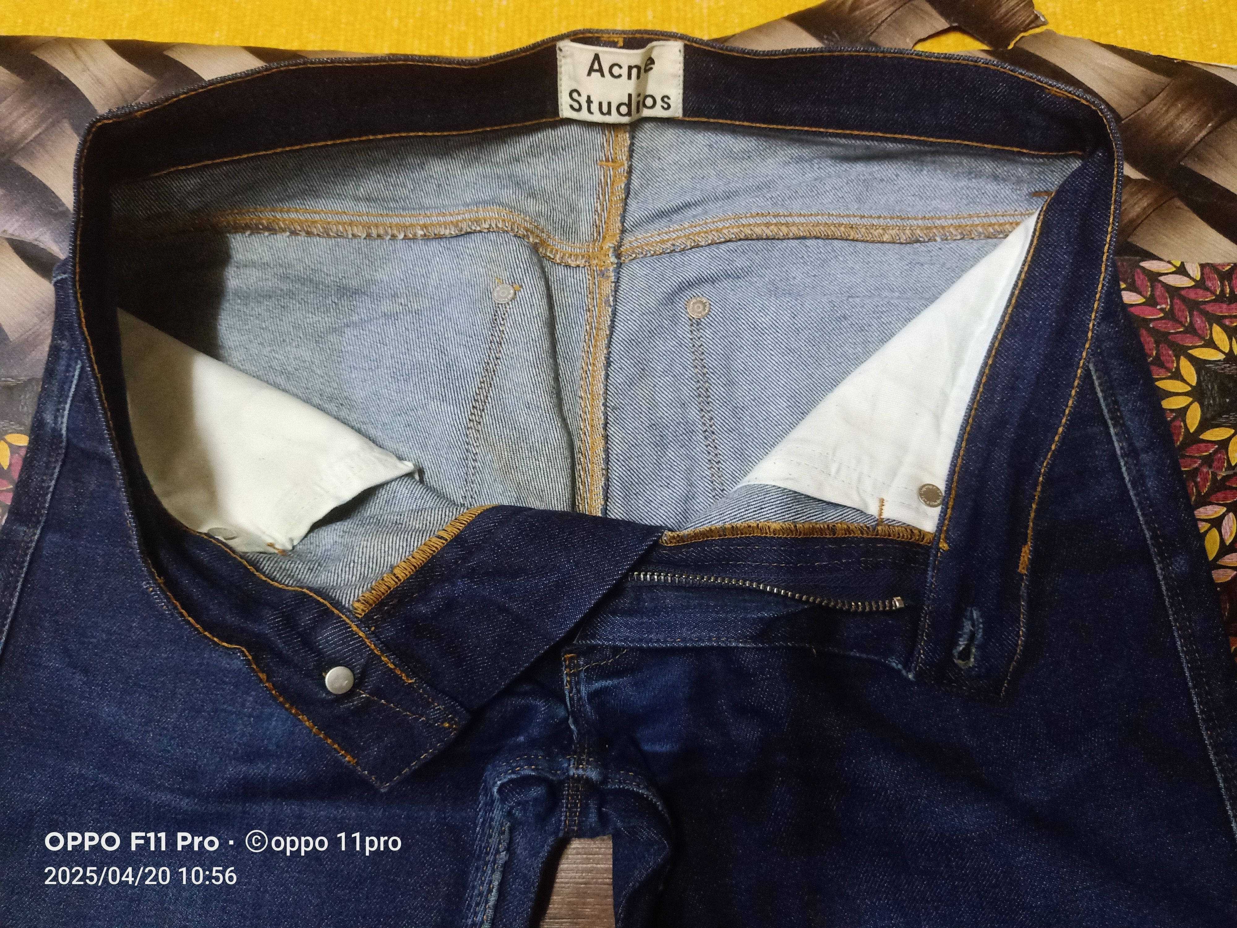 Acne Studios Ance Studio Max StR Raw Denim Size US 31 - 5 Thumbnail