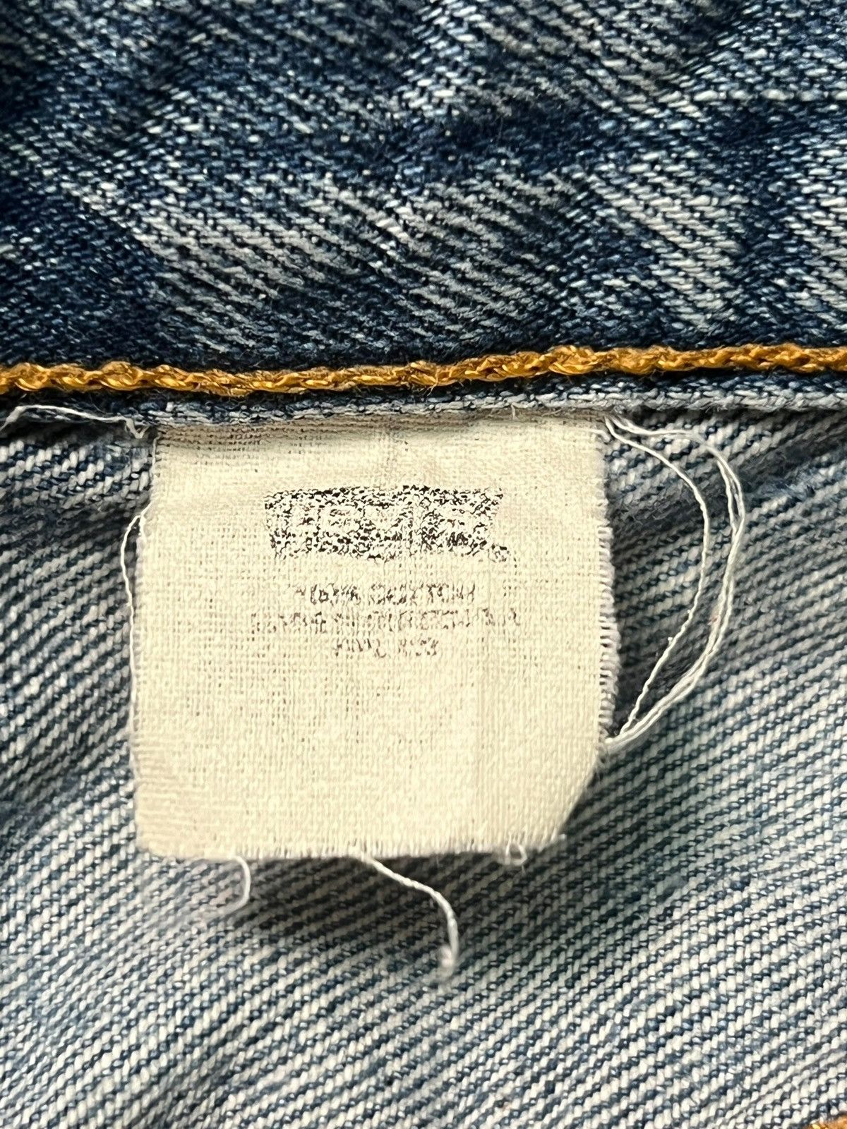 Levi's Vintage Levi’s 501 Button Fly - Faded,Ripped Destroyed Jeans Size US 31 - 15 Thumbnail